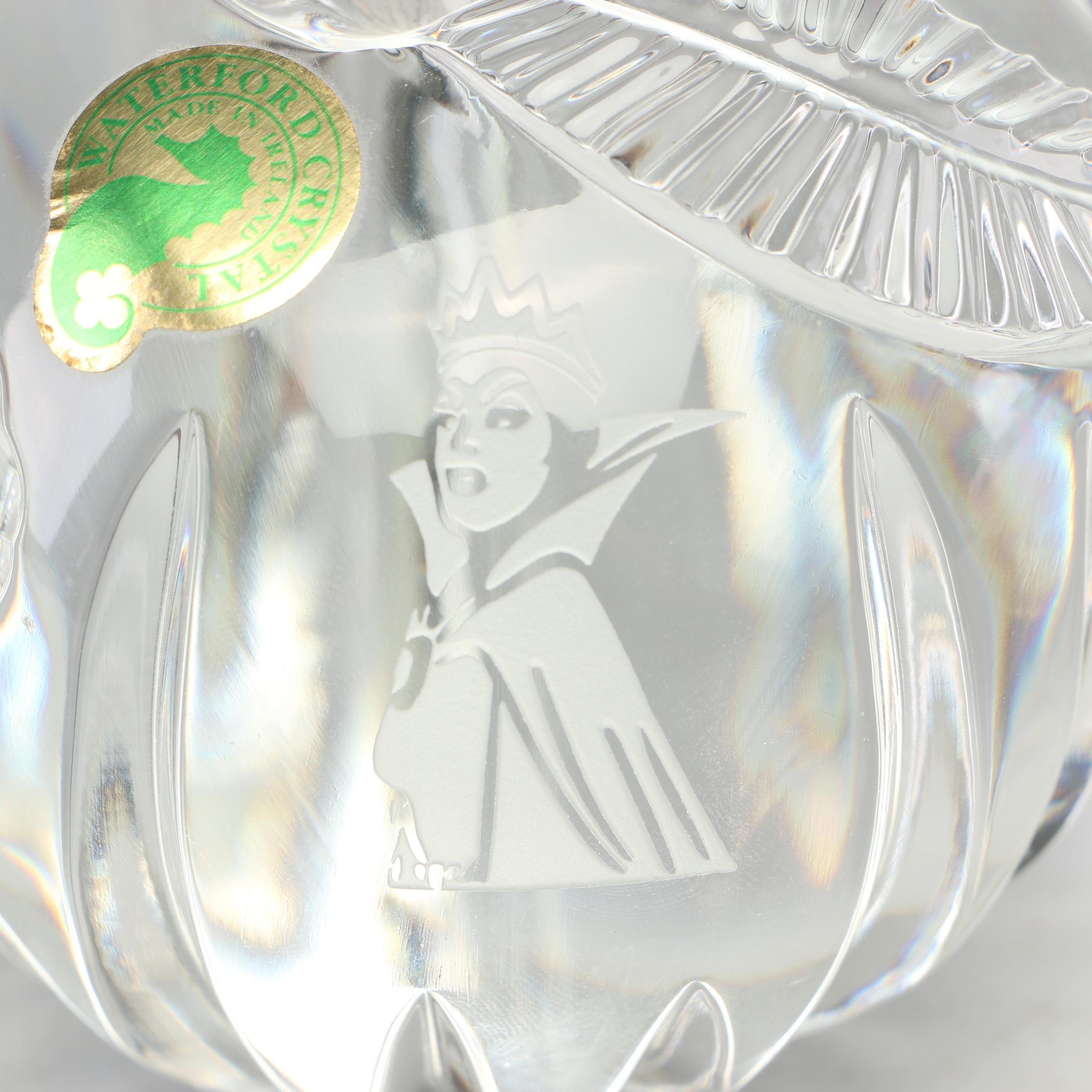Waterford Crystal "Snow White's Poison Apple" Paperweight