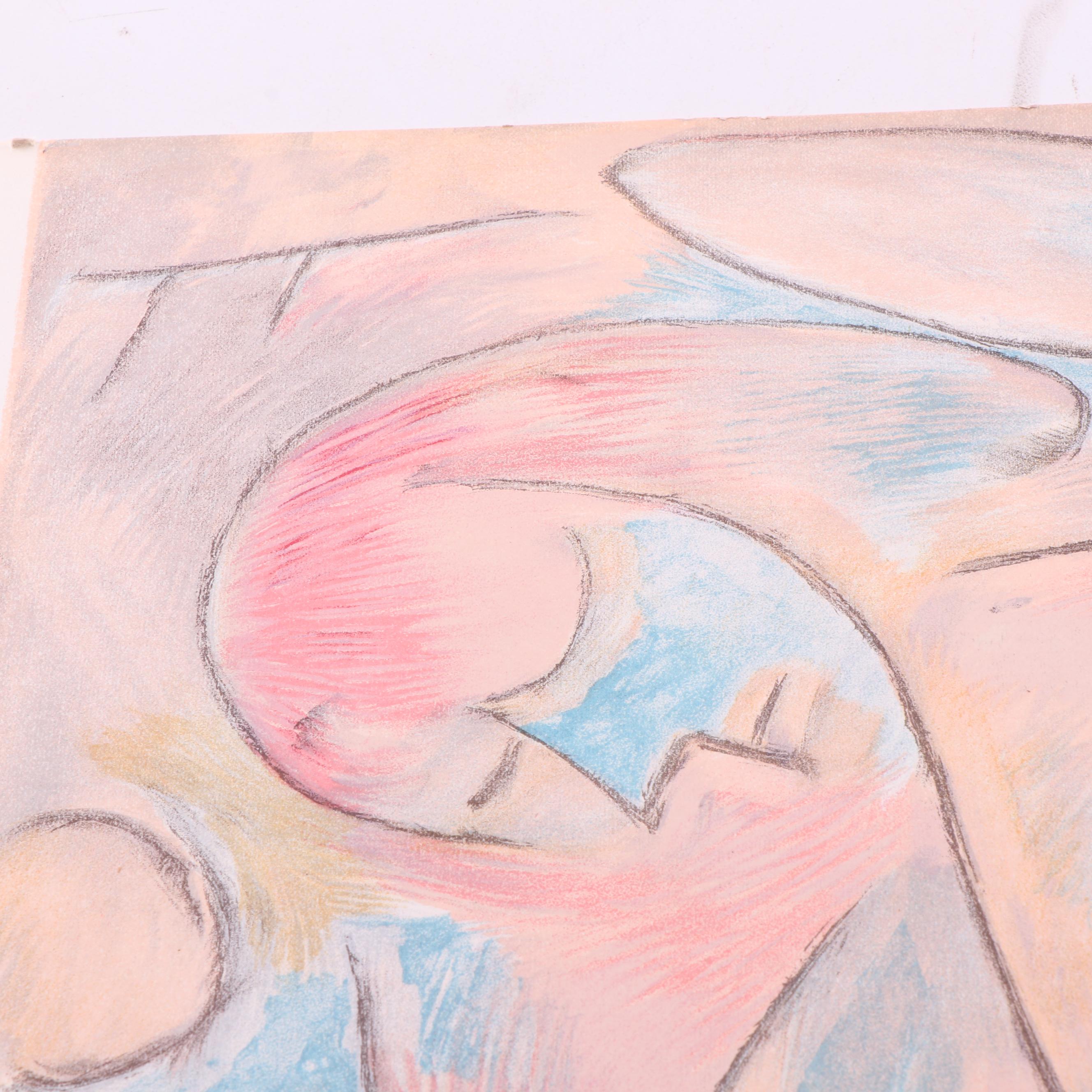 Color Lithograph after Paul Klee "Sommeil d'hiver" (Hibernation)