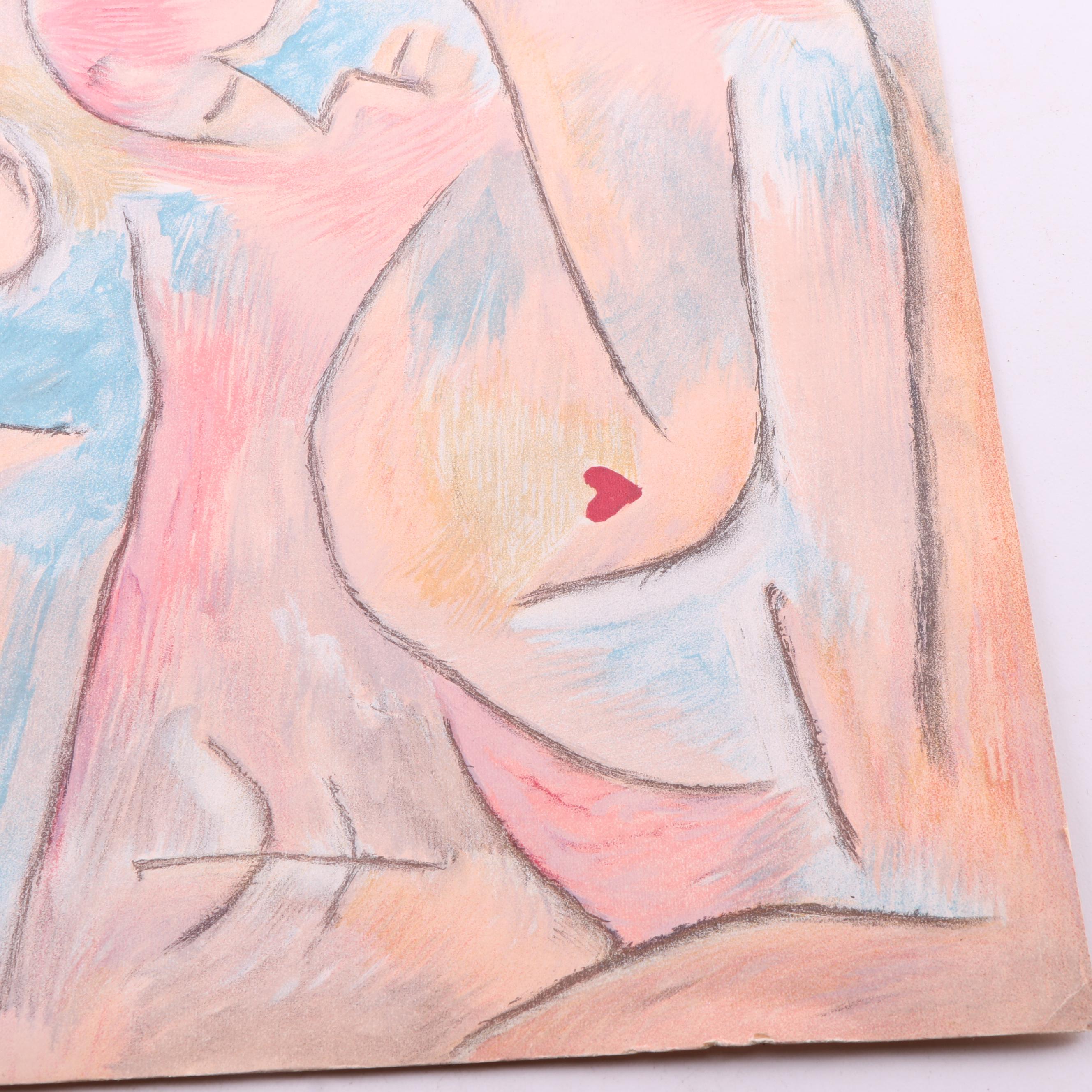 Color Lithograph after Paul Klee "Sommeil d'hiver" (Hibernation)