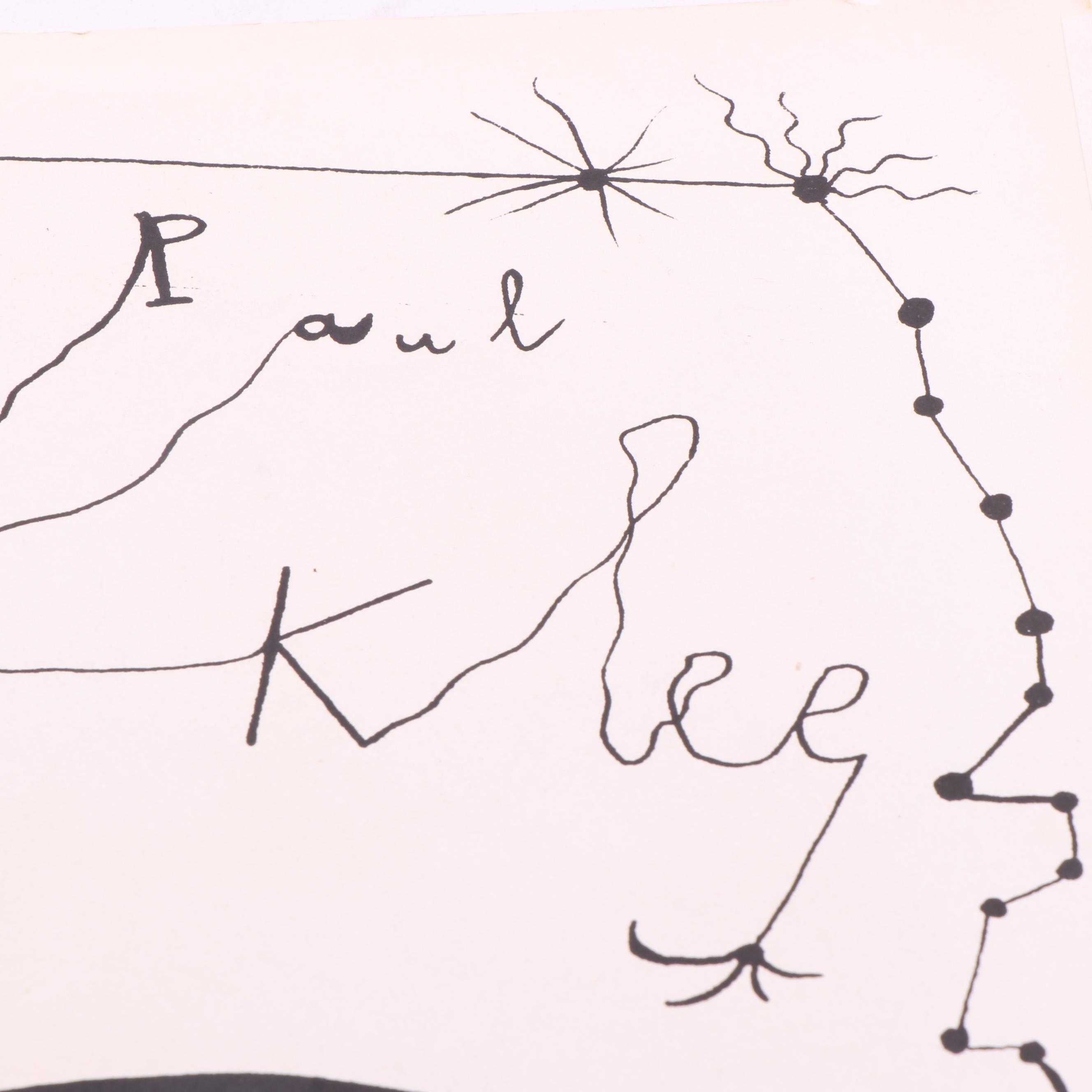 Color Lithograph after Paul Klee "Sommeil d'hiver" (Hibernation)