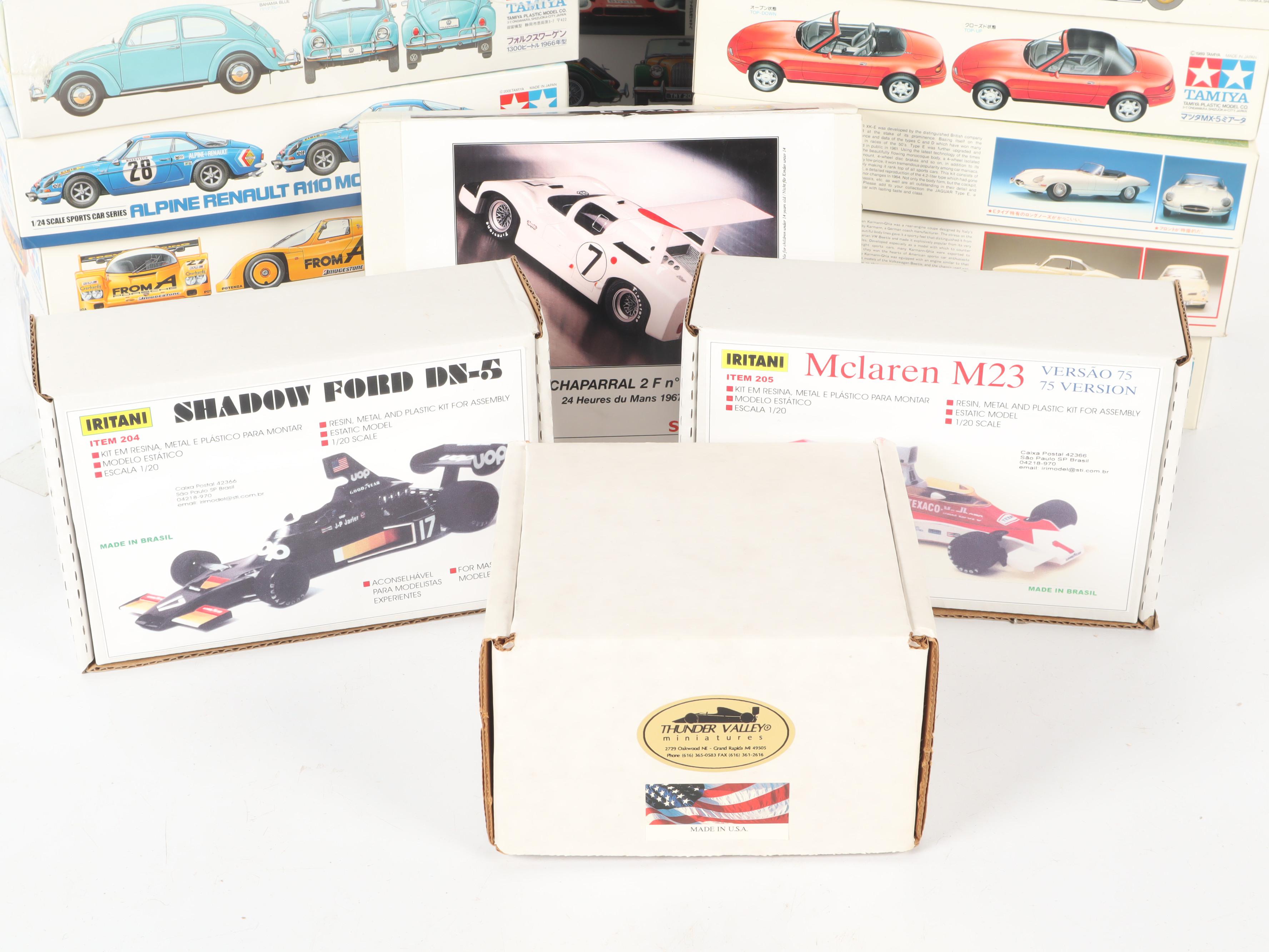 Model Car Kits Featuring Tamiya BMW Roadster