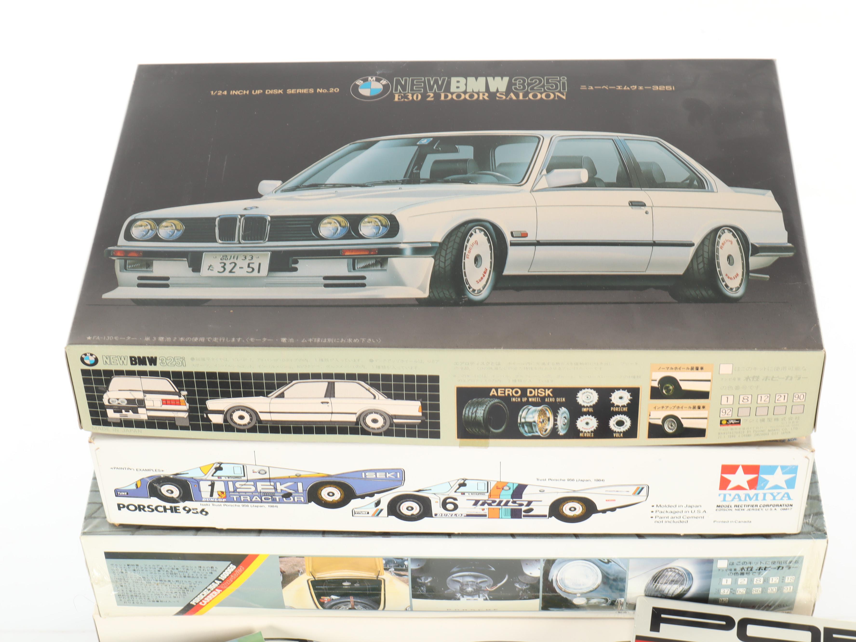 Model Car Kits Featuring Tamiya BMW Roadster