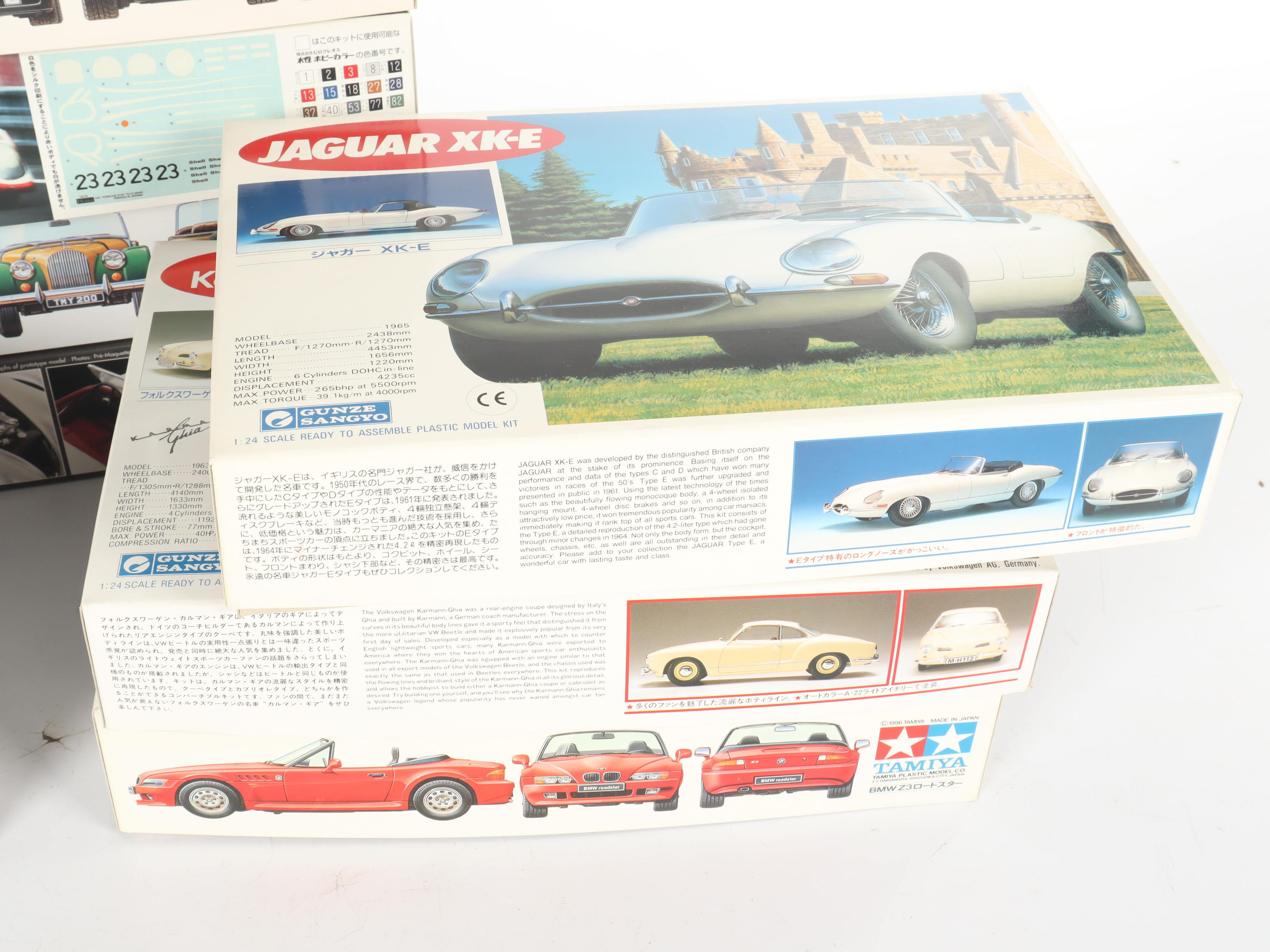 Model Car Kits Featuring Tamiya BMW Roadster