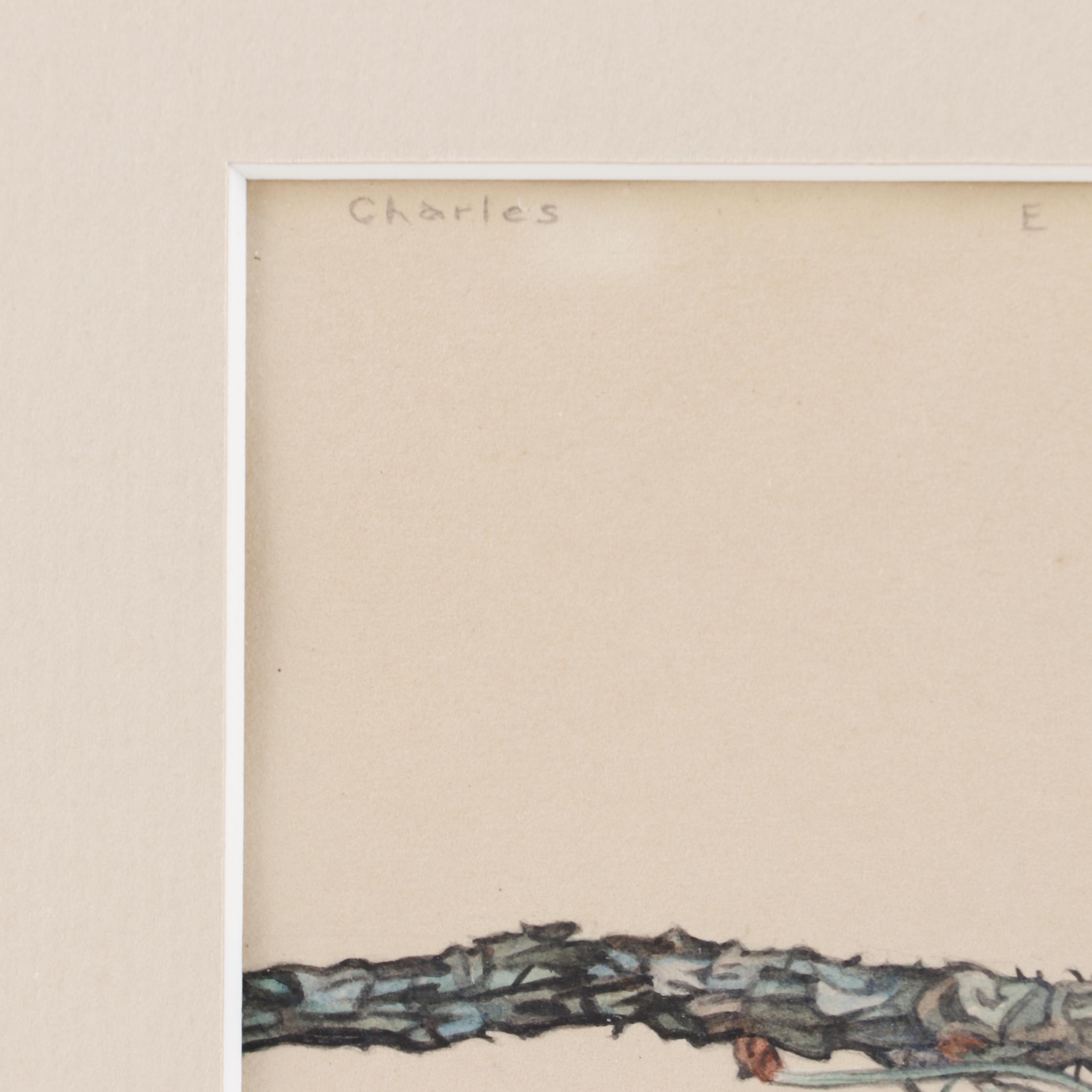 Charles Watercolor Painting "Heil"