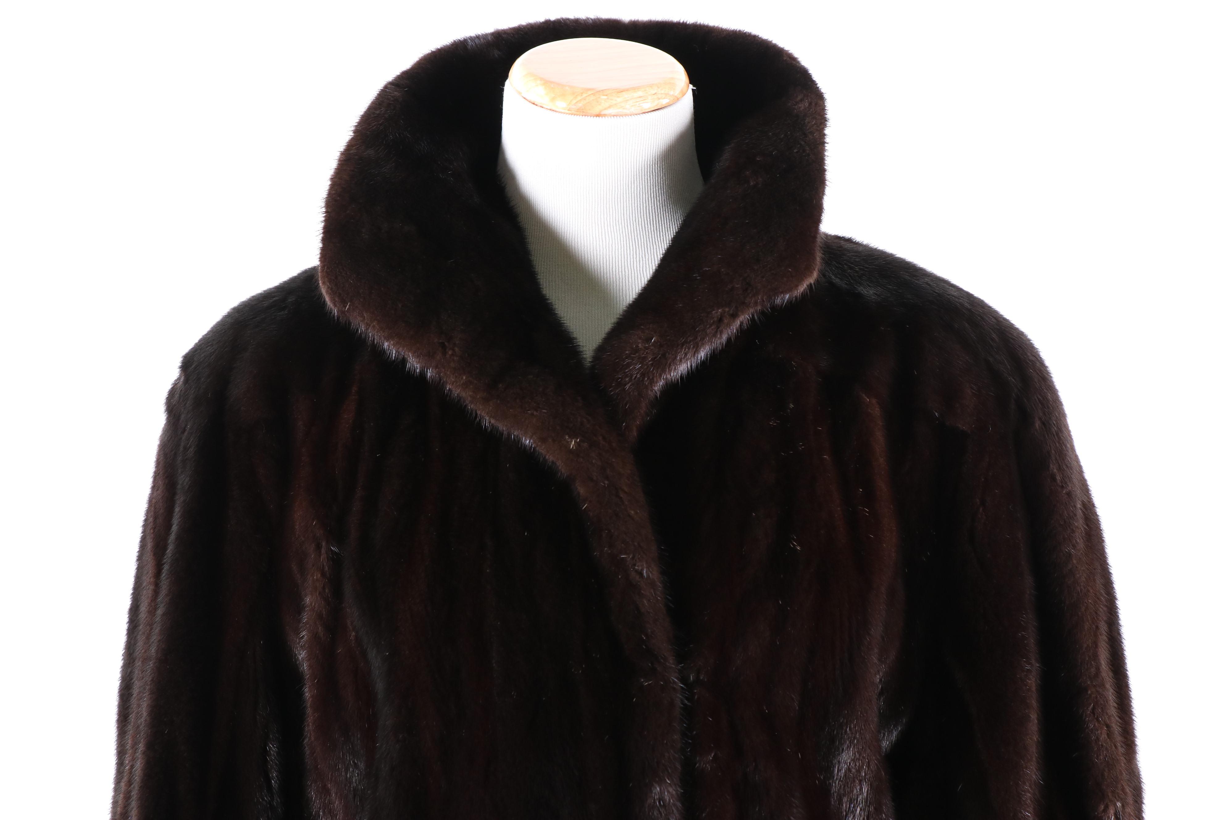 The American Fur Awards American Ultra Mink Fur Full-Length Coat