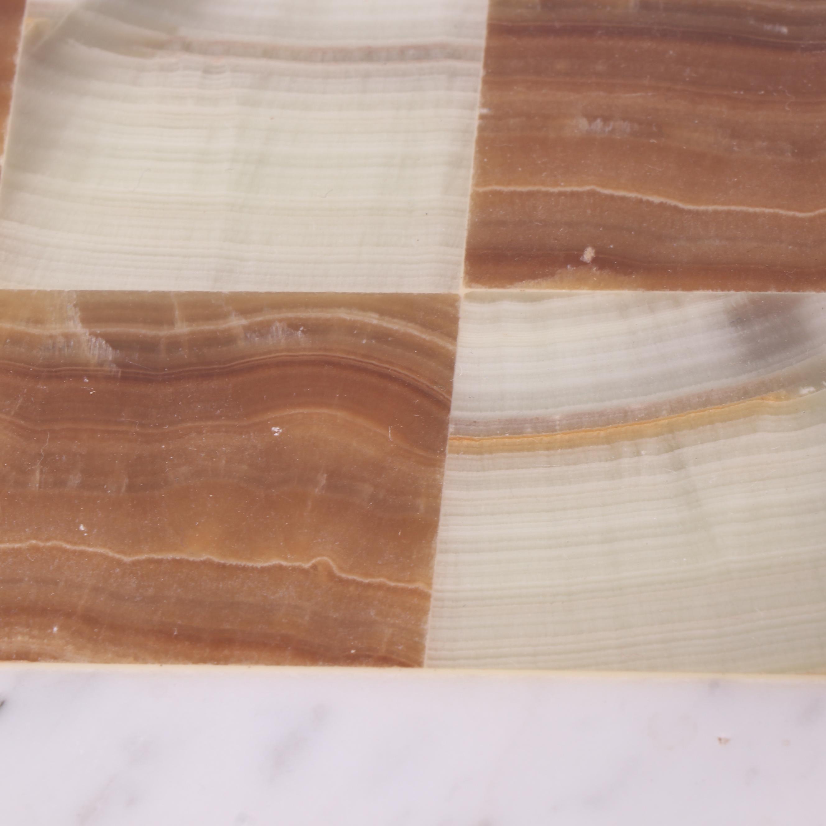 Agate and Marble Chess Set