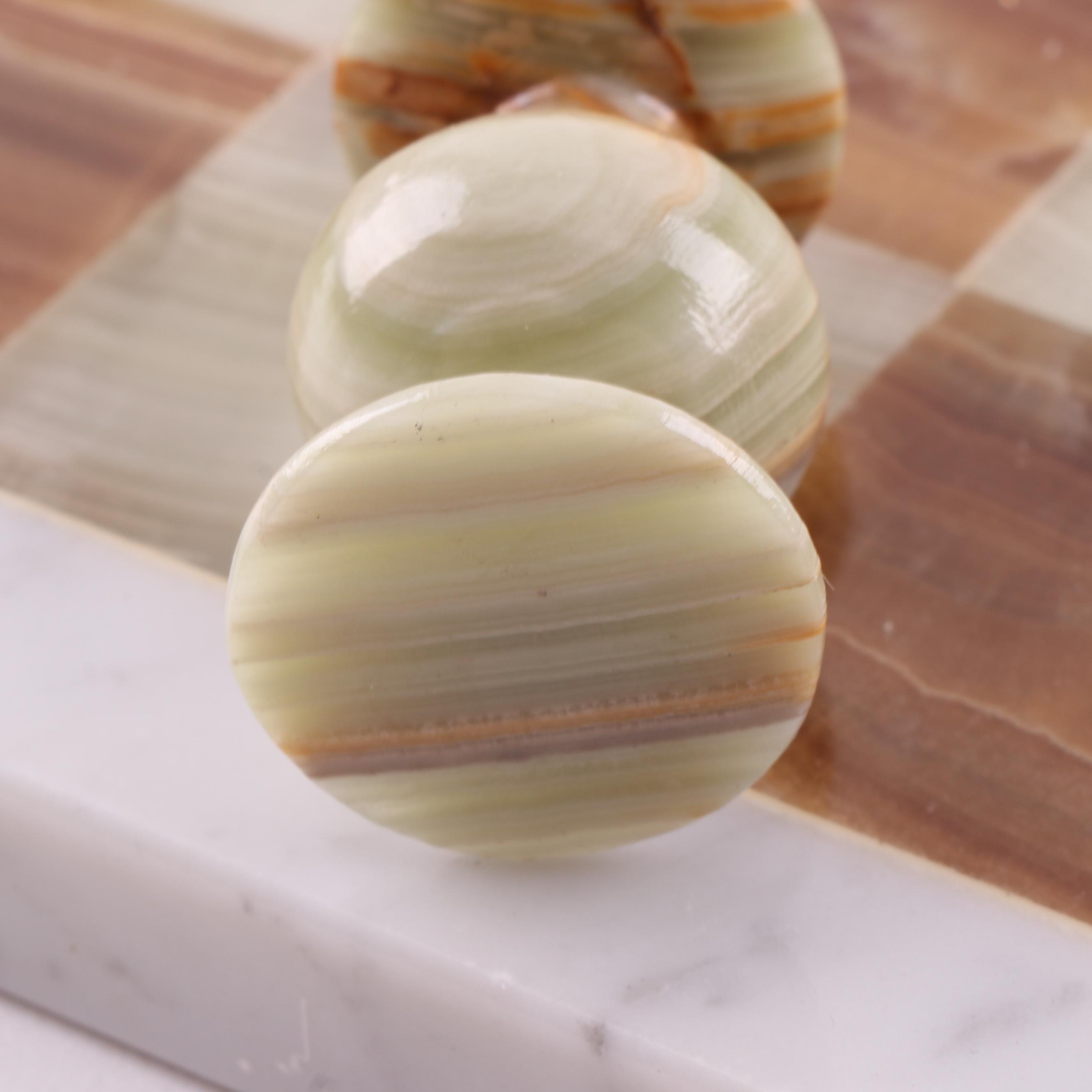 Agate and Marble Chess Set