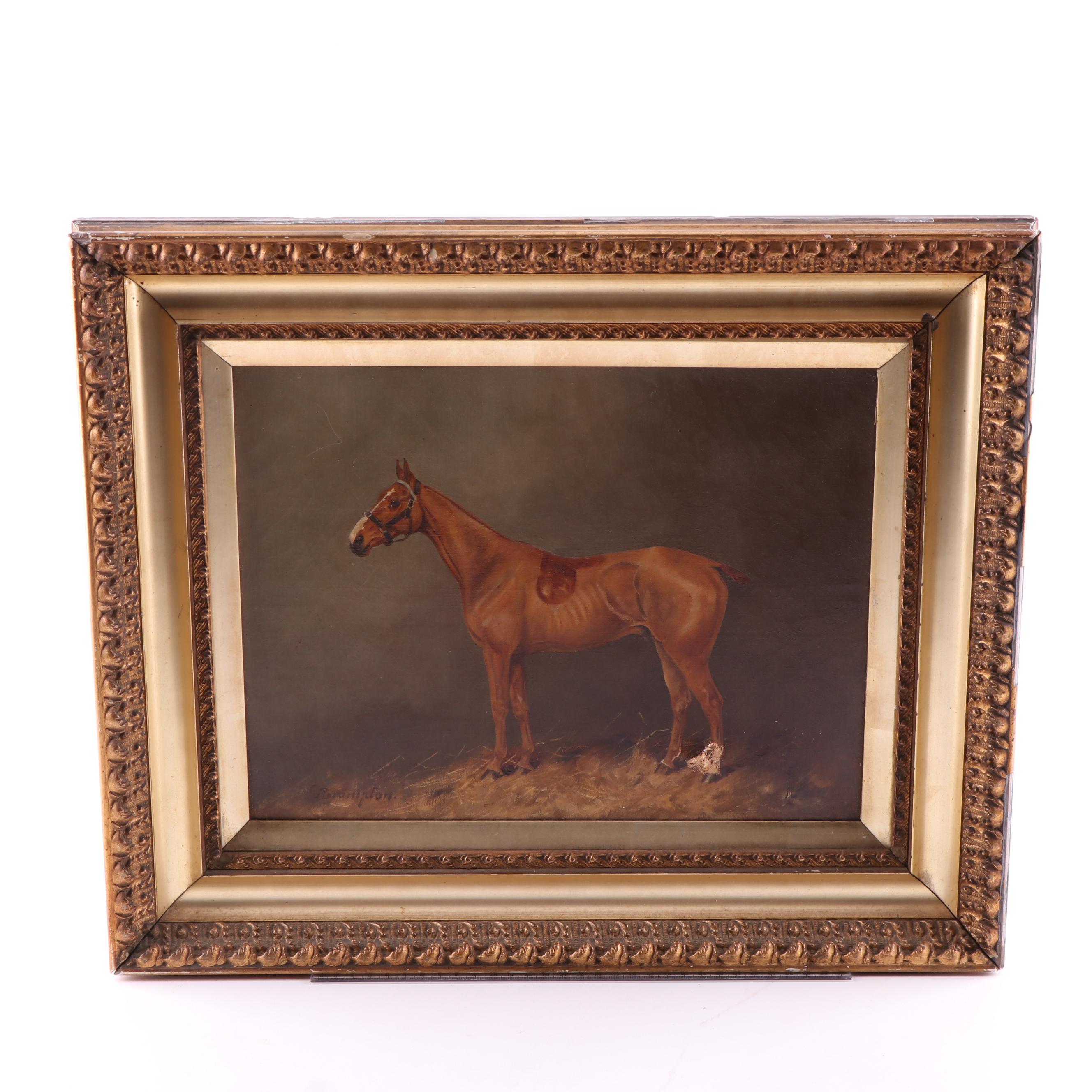 Brampton Equestrian Oil Painting