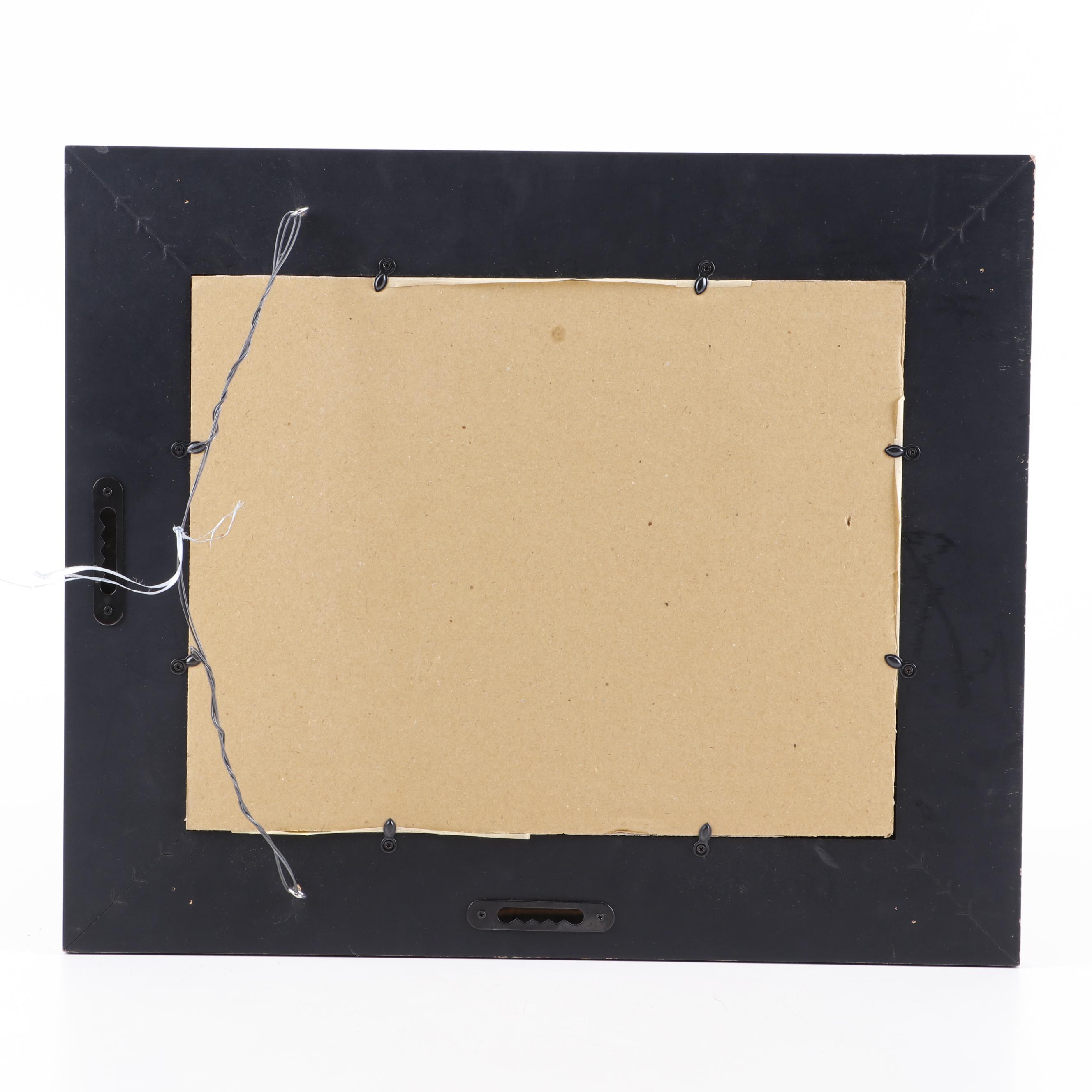 Fred Fredden Goldberg 1945 Watercolor Painting of Fisherman