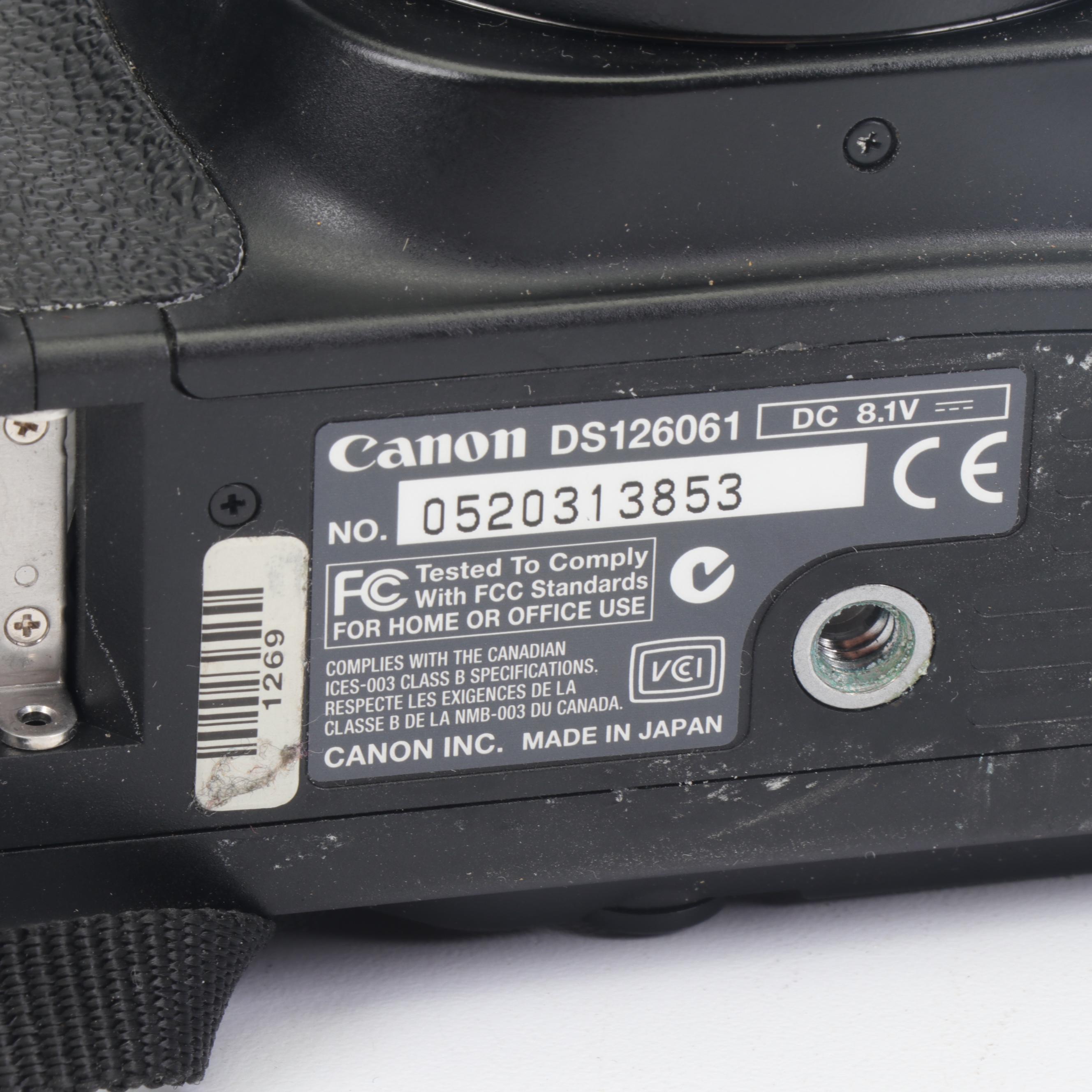 Canon EOS 20D Camera with 18-55mm IS Lens and Accessories