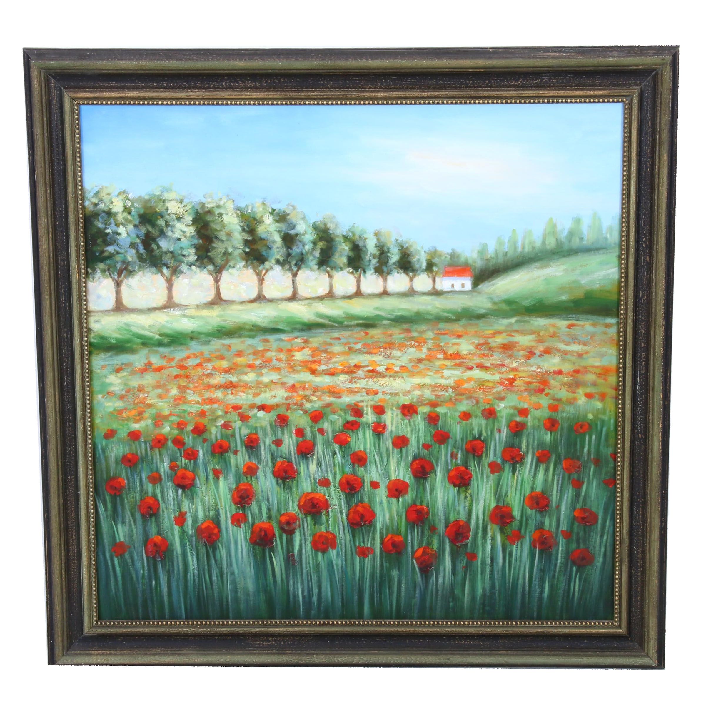 Poppy Field Oil Painting