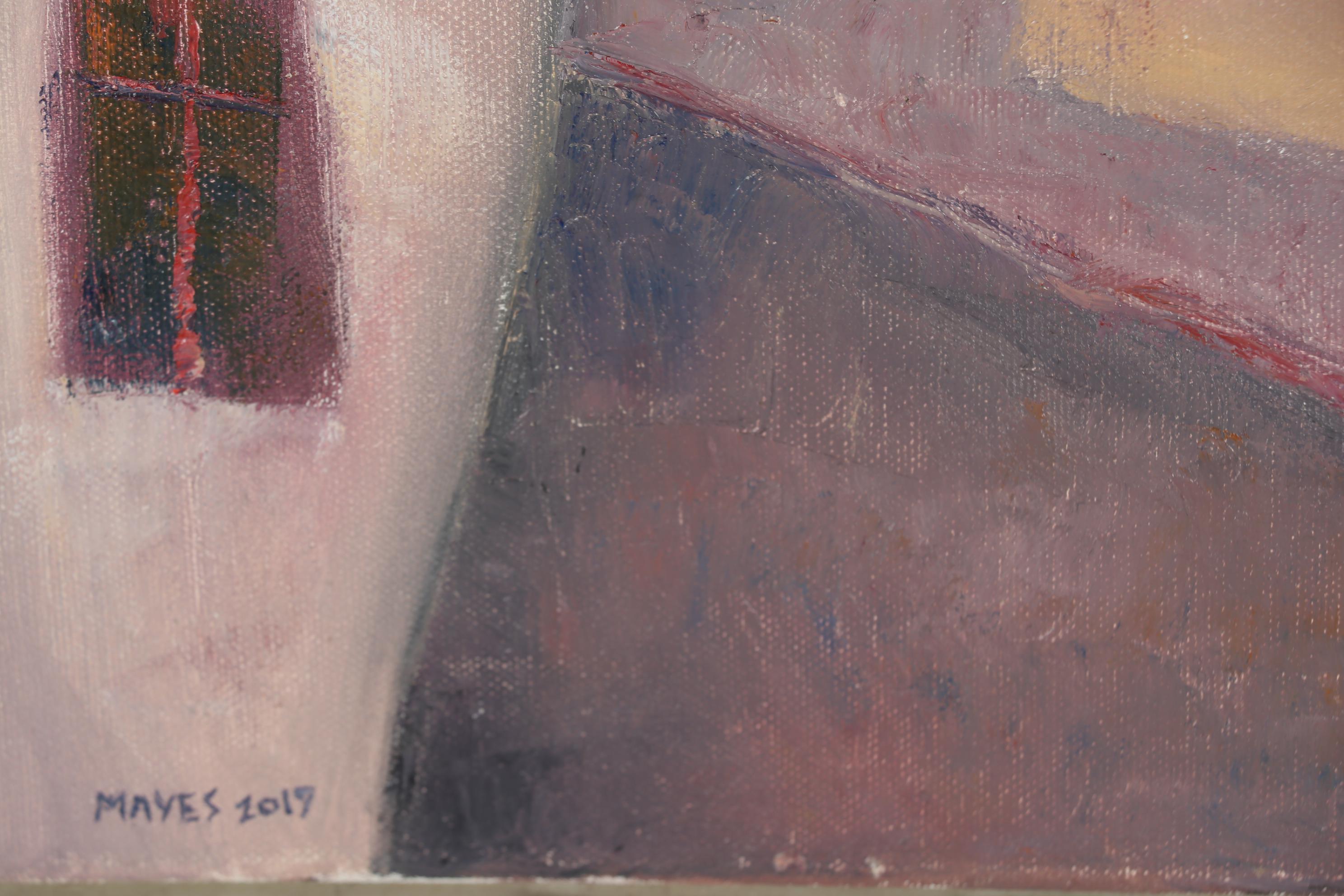 Jeremy Mayes Oil Painting "Warm Window Lights"