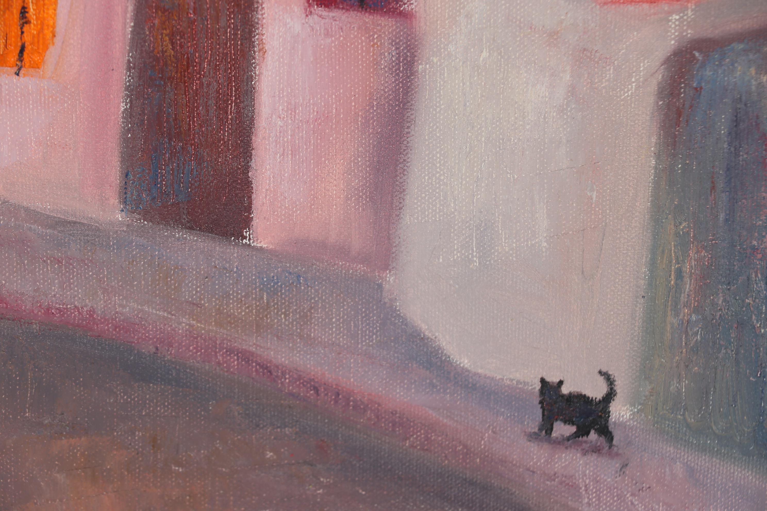 Jeremy Mayes Oil Painting "Warm Window Lights"