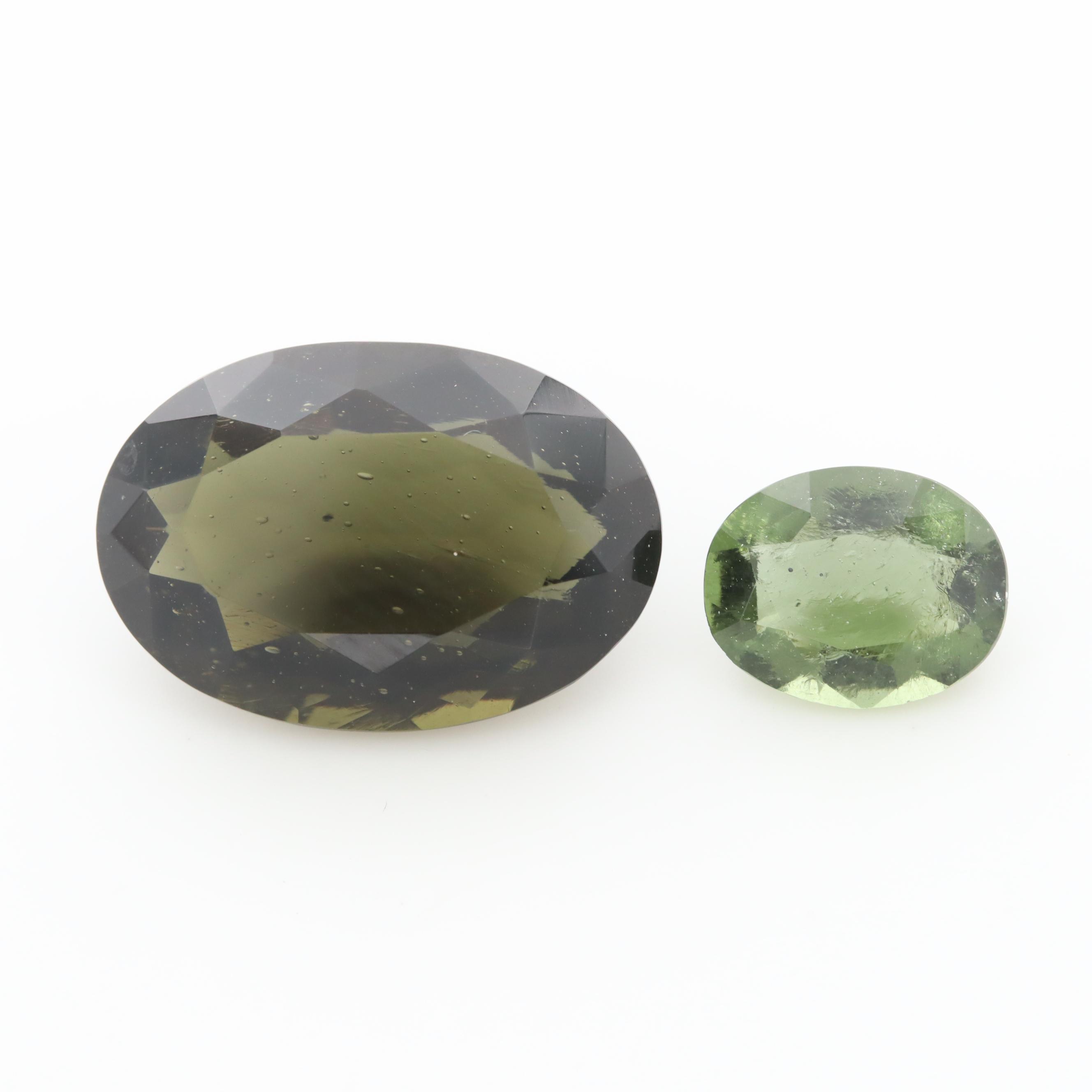 Loose 11.20 CTW Moldavite Stones