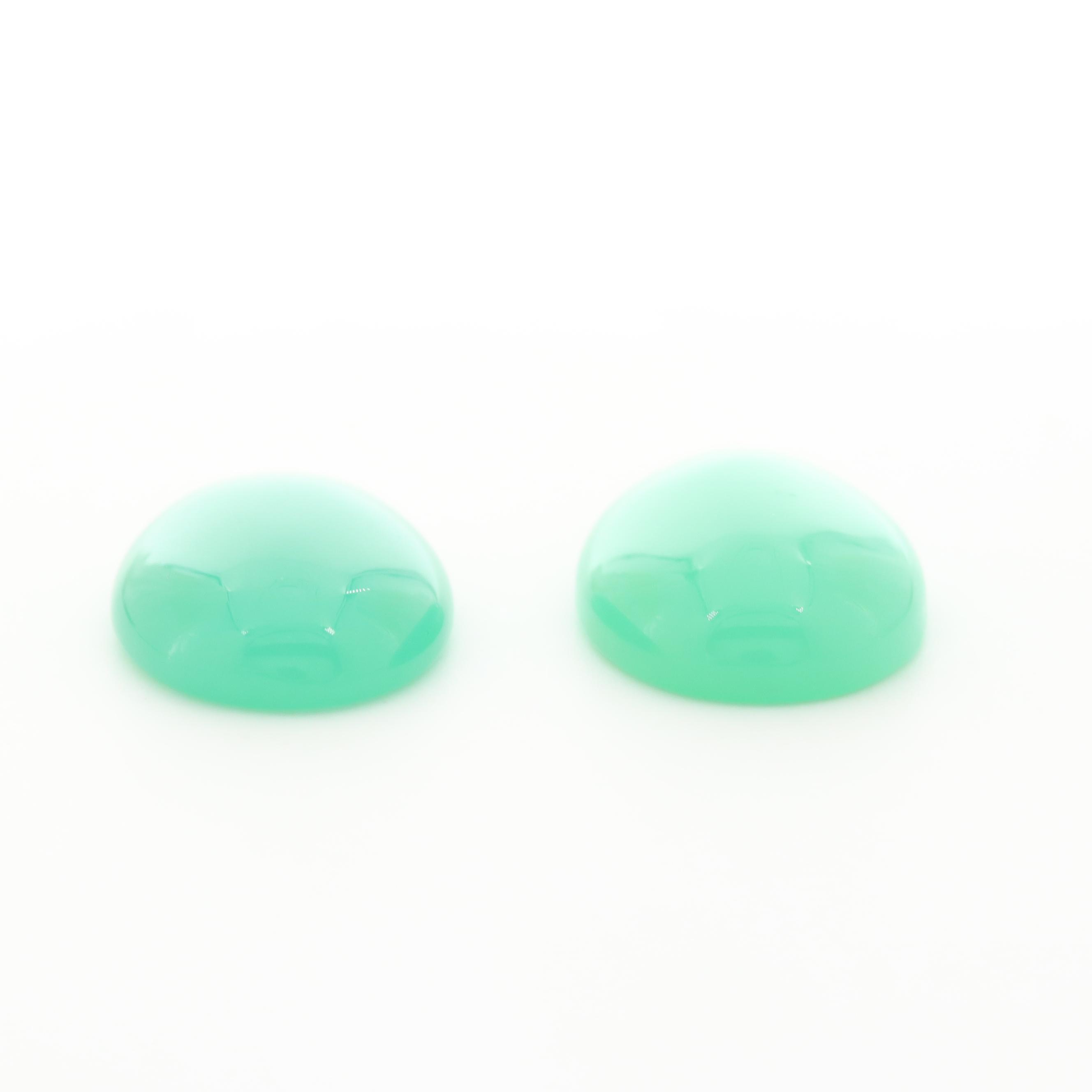 Loose 18.34 CTW Chrysoprase Stone