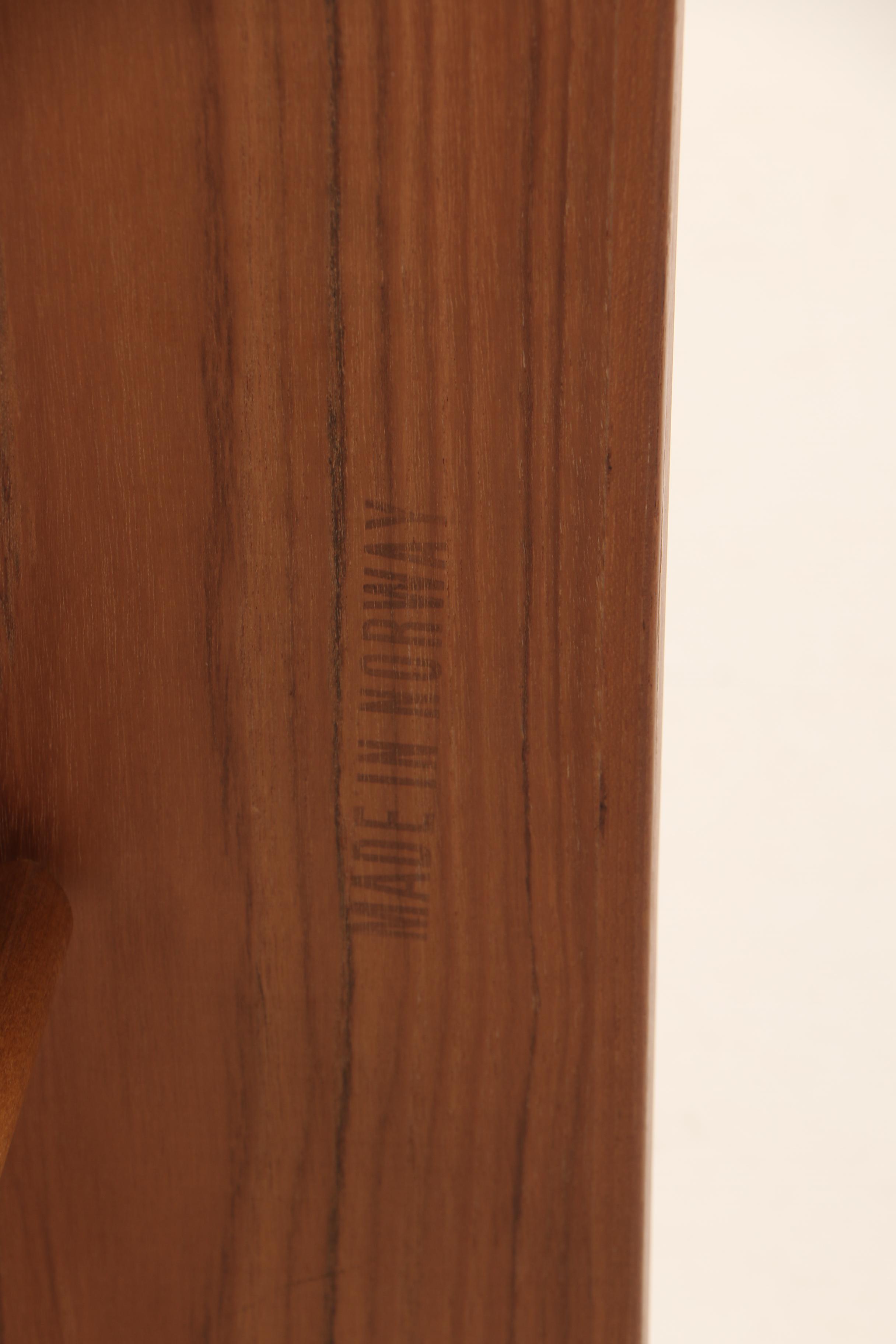 Norwegian Modern Teak Drop-Leaf Table, Circa 1960