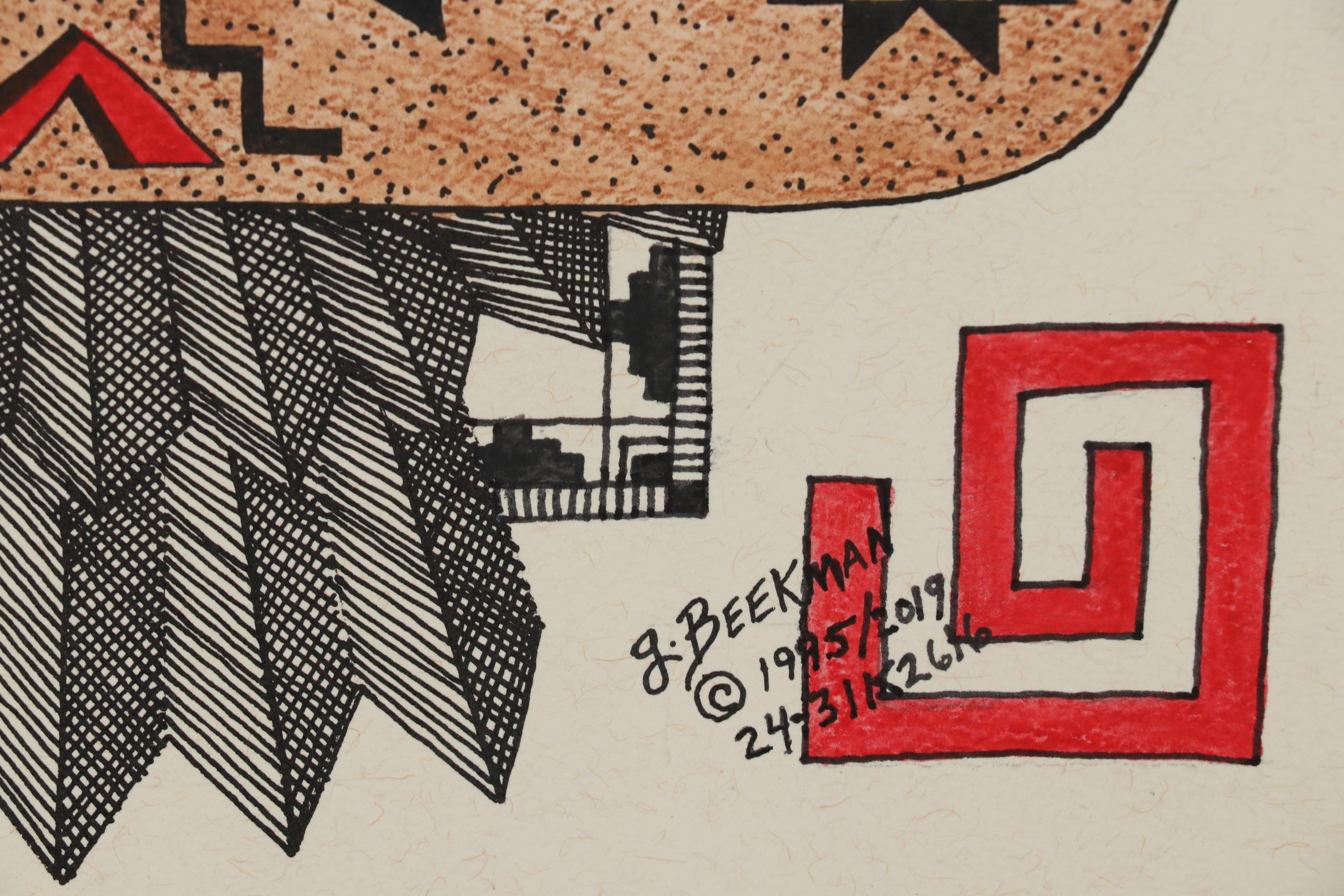 Gail Beekman Mixed Media Painting "Arapaho 24"