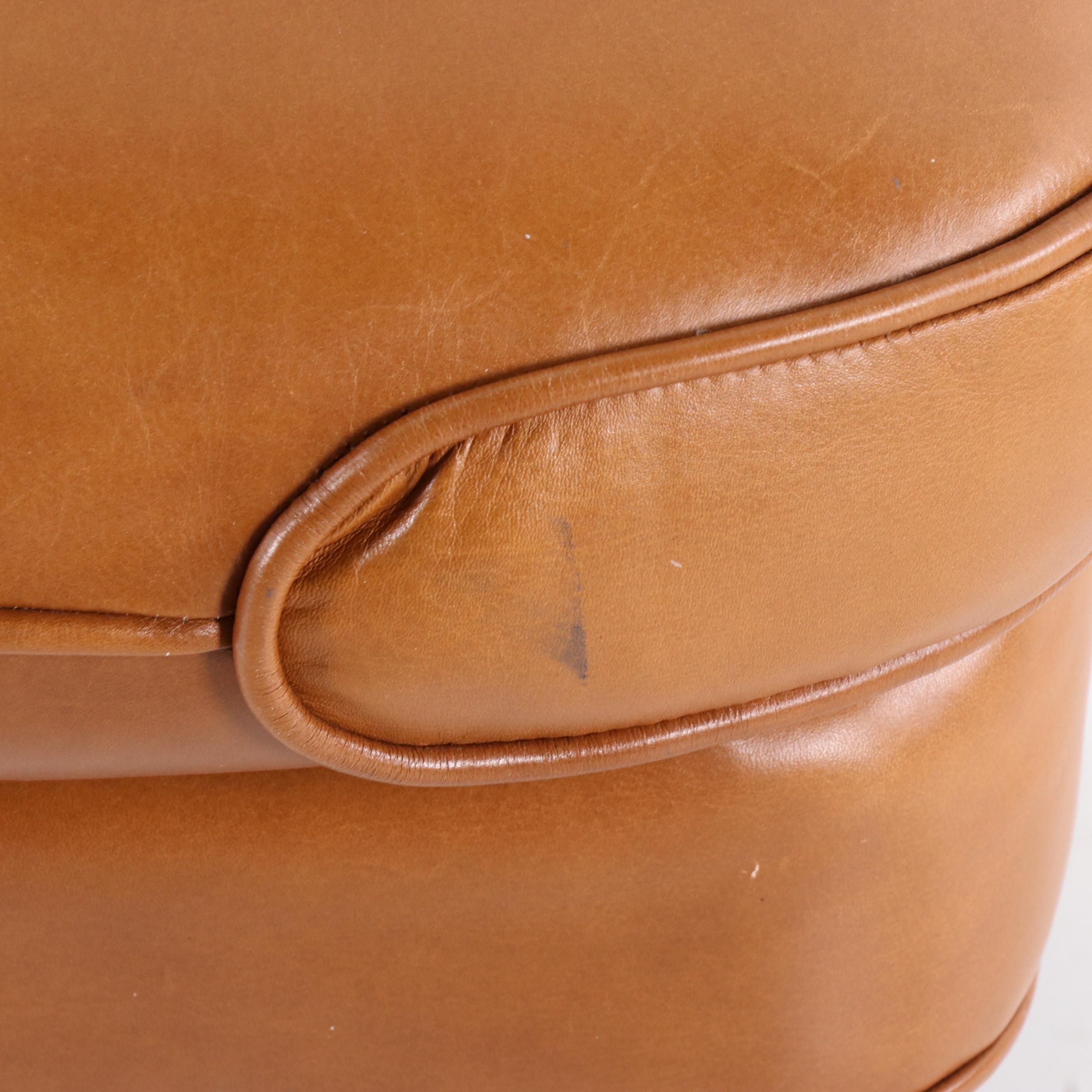 McKinley Leather of Hickory Upholstered Executive Swivel Chair