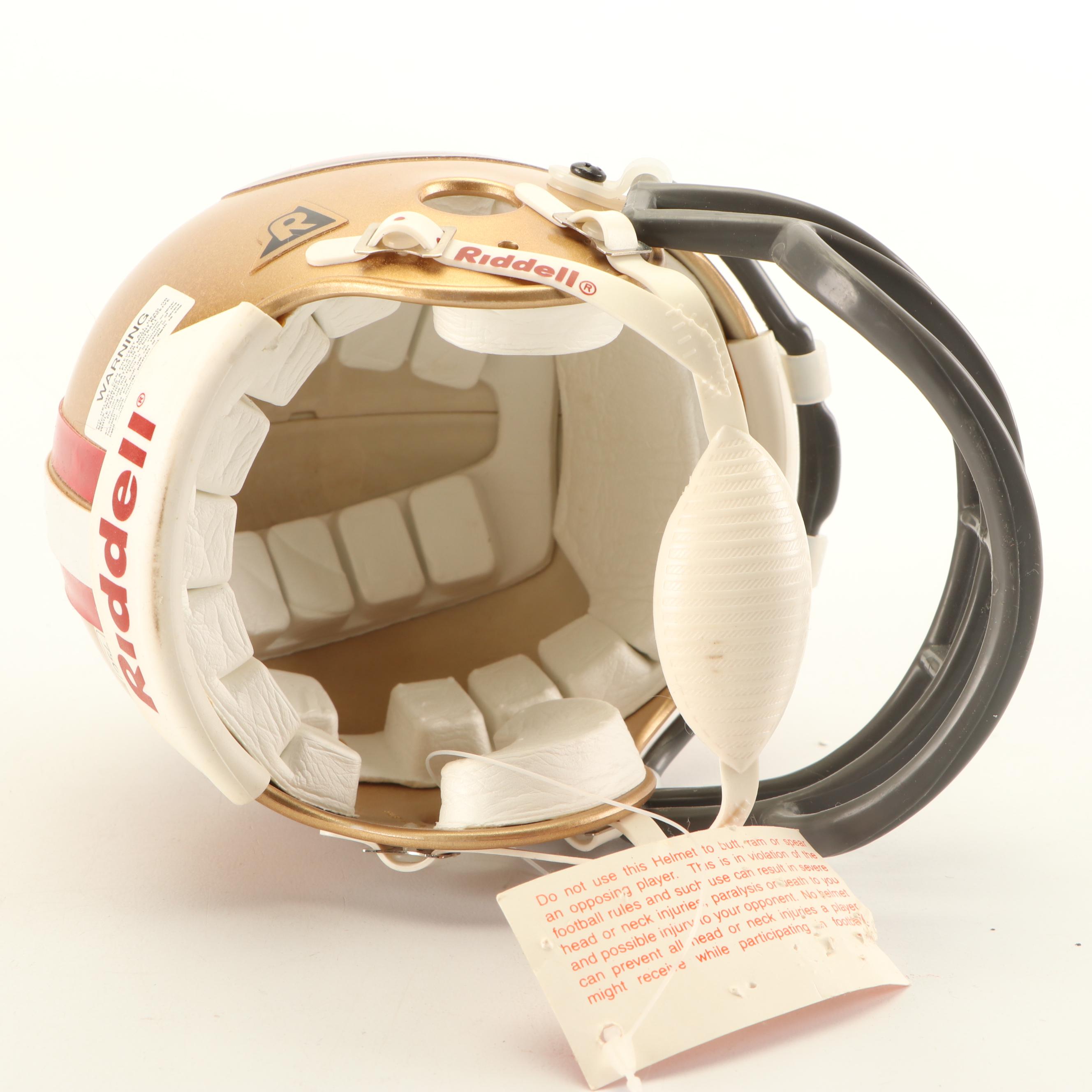 Deion Sanders Autographed San Francisco 49ers Miniature Helmet