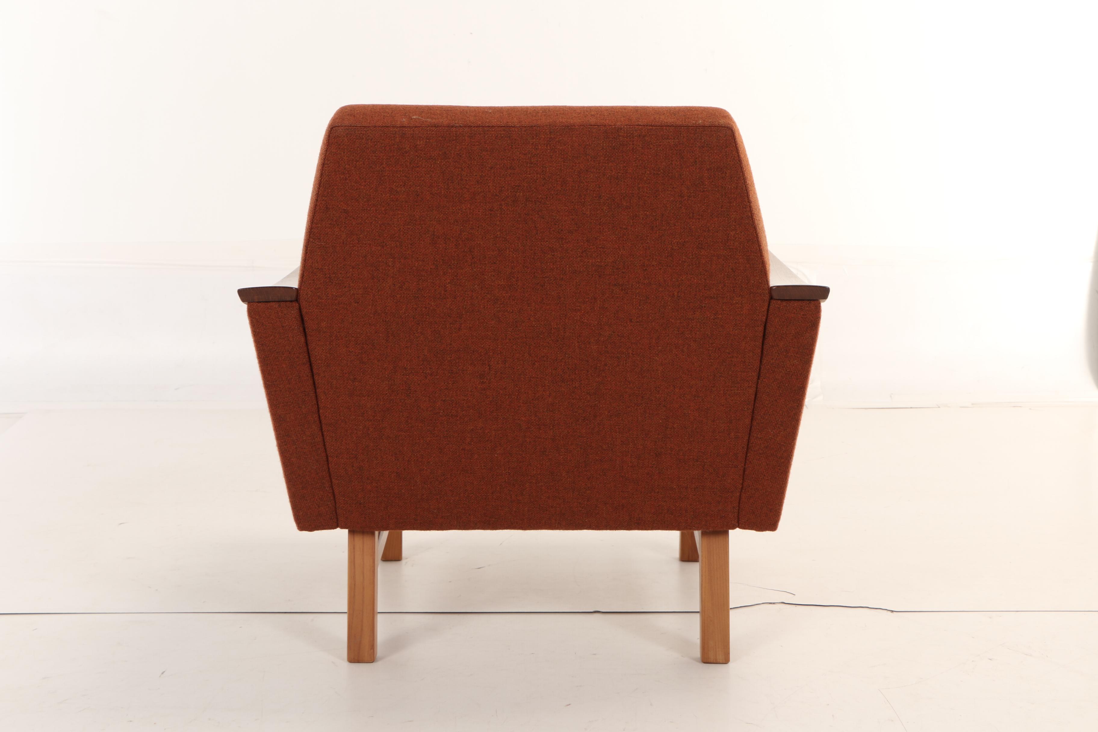 P.I. Langlo's Fabrikker for Westnofa, Norwegian Modern Teak Armchair, Circa 1960