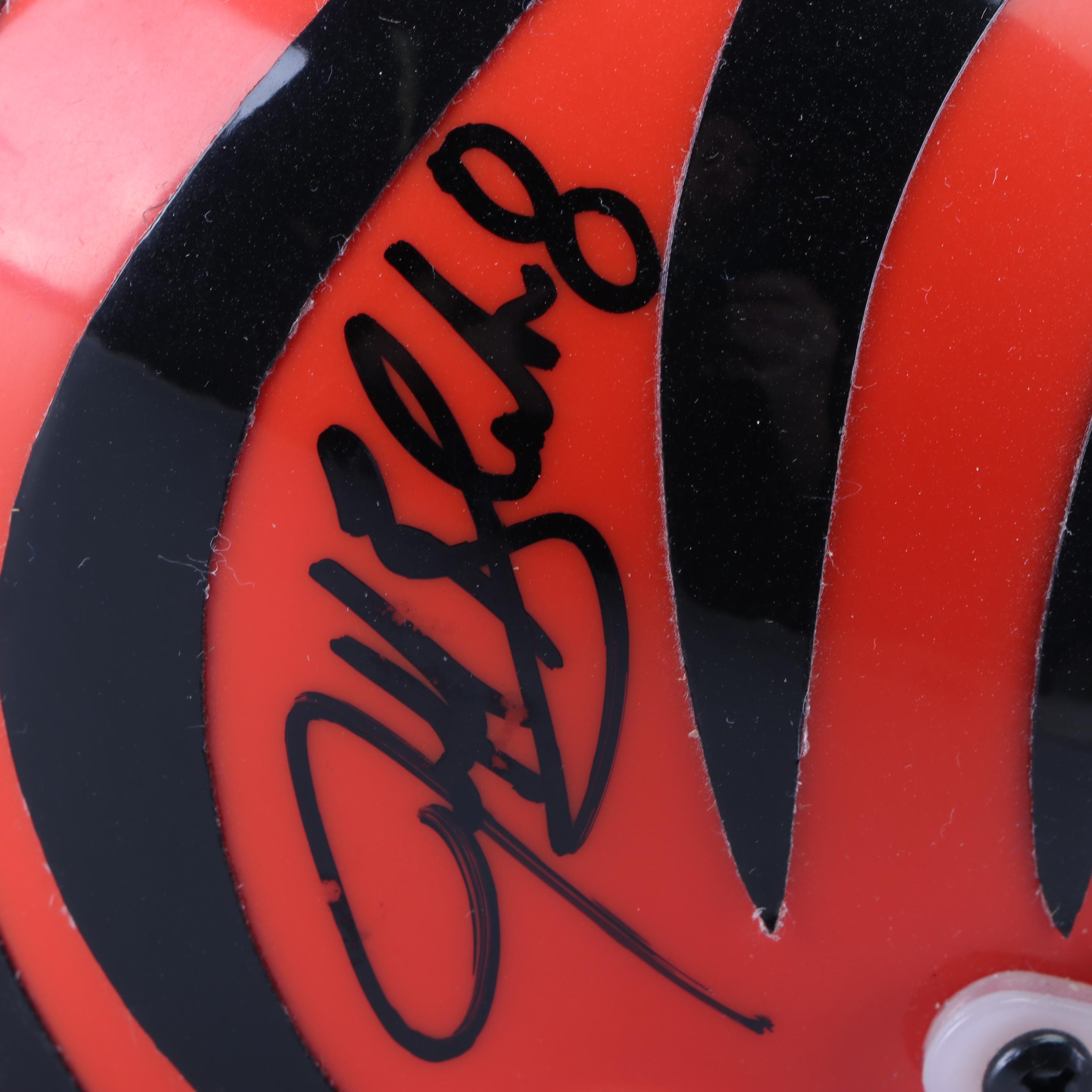 Jeff Blake Autographed Cincinnati Bengals Mini Helmet Everything But