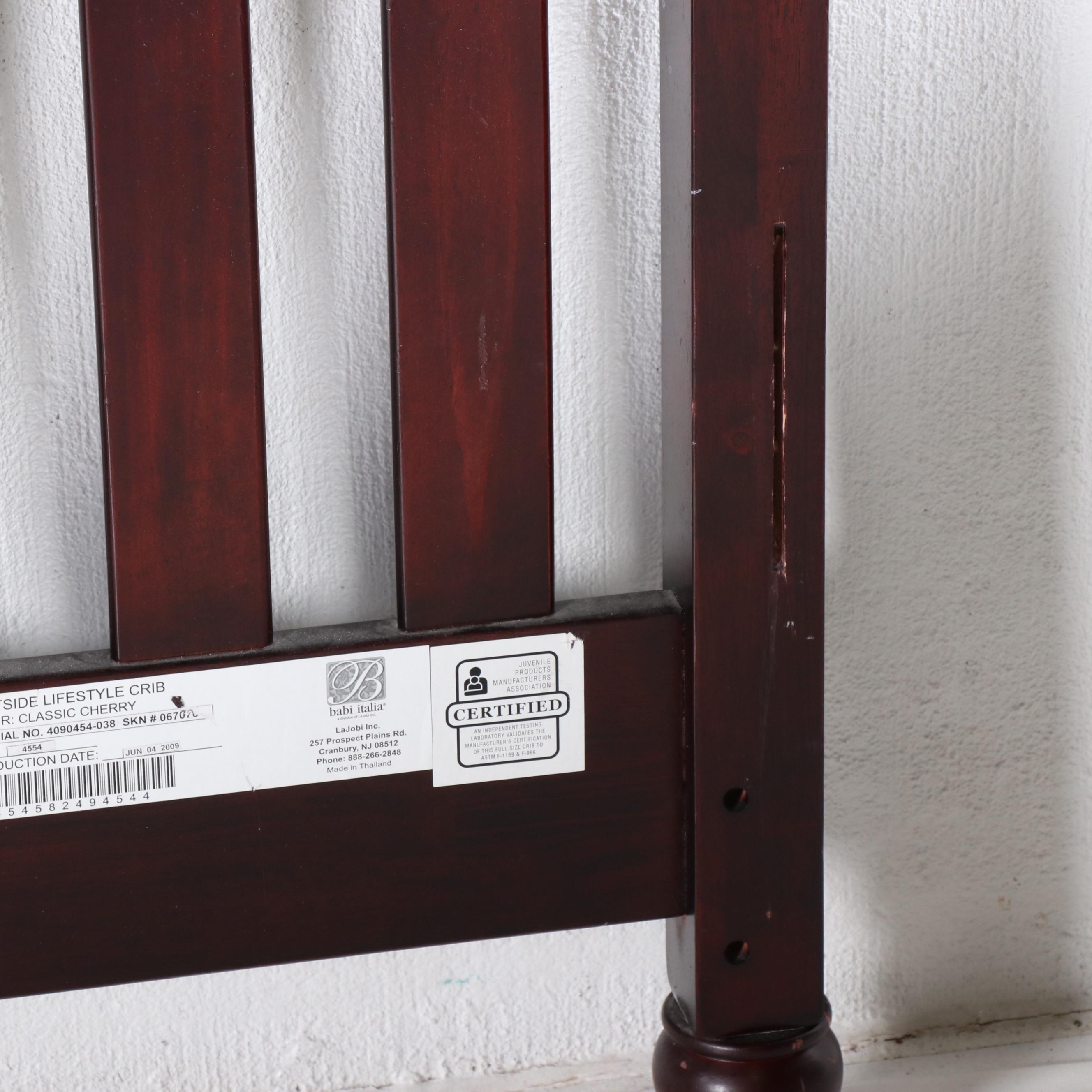 Babi Italia Eastside Classic Cherry Bedroom Set, Late 20th Century