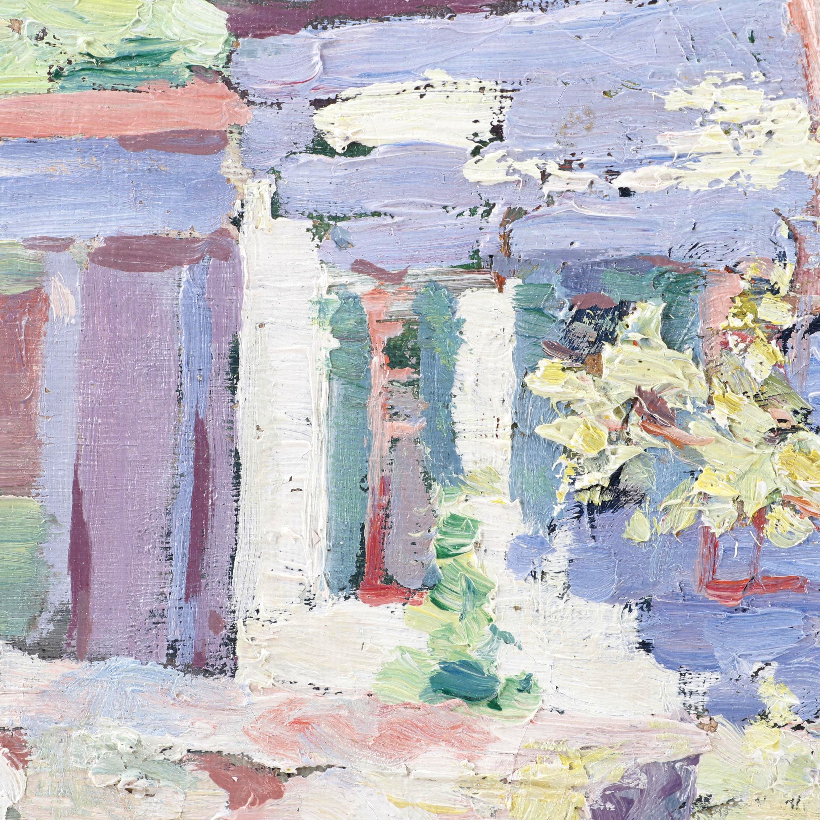 May Lydia Ames Impressionist Style Oil Painting