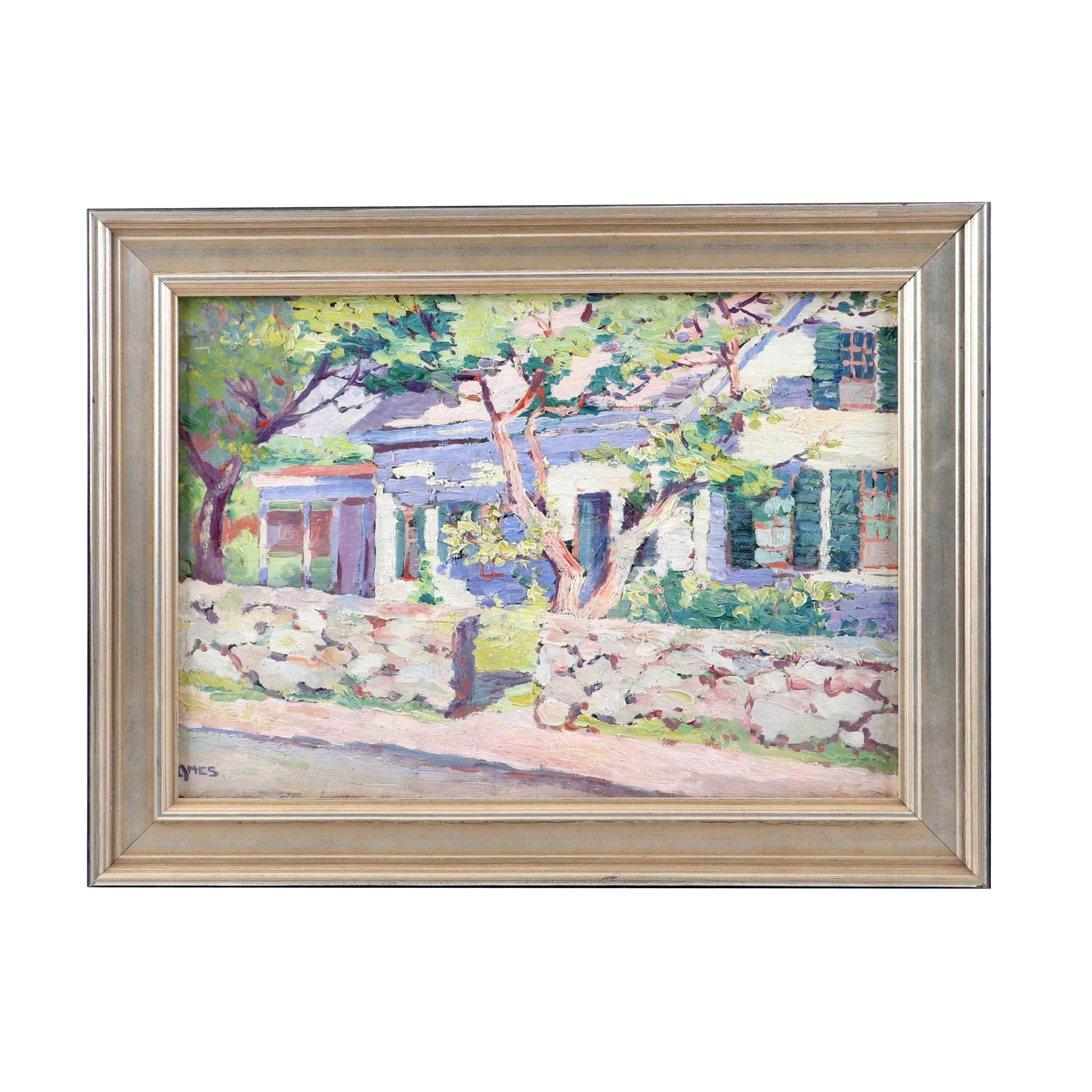 May Lydia Ames Impressionist Style Oil Painting