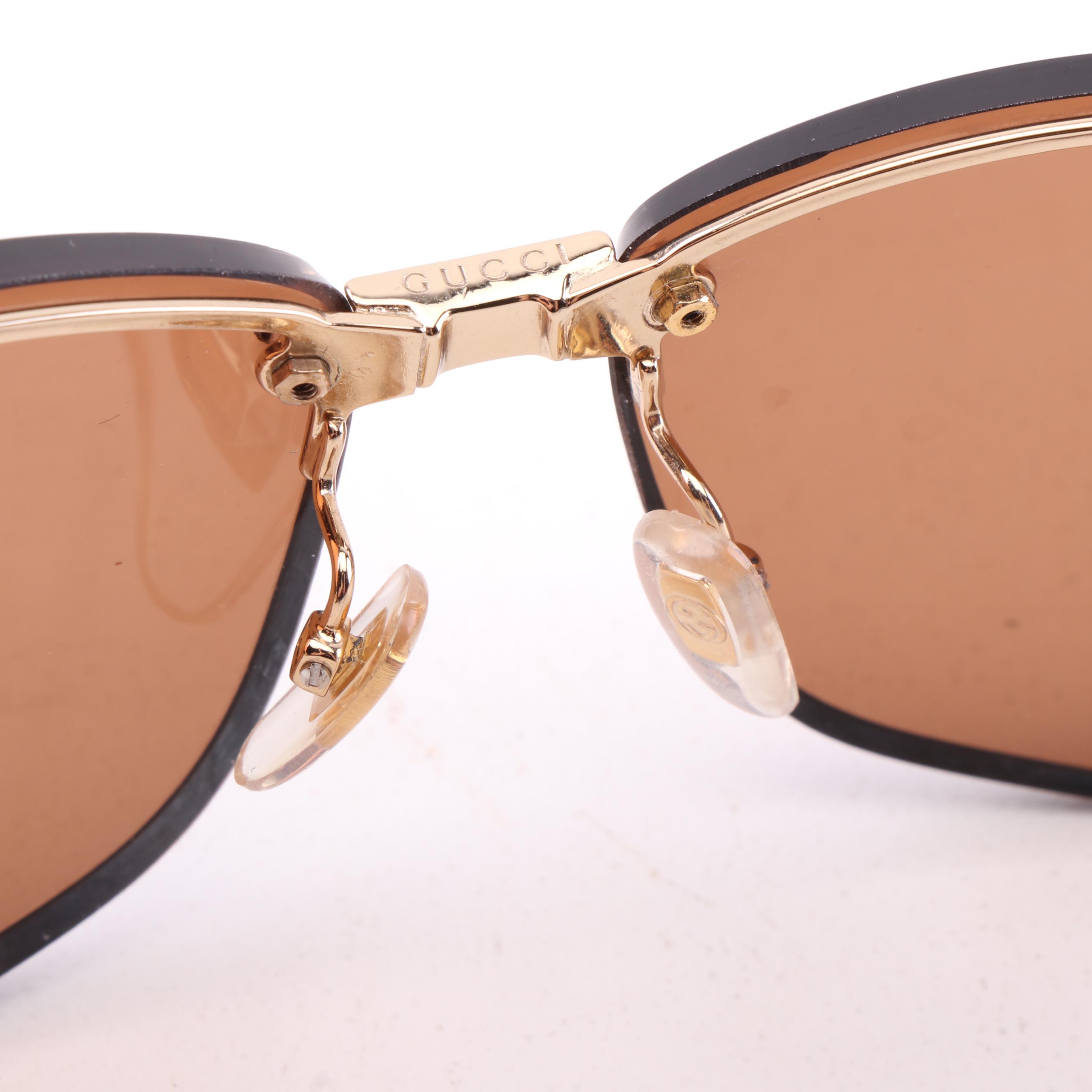 Gucci GG 2820/F/S Gradient Rimless Wrap Sunglasses