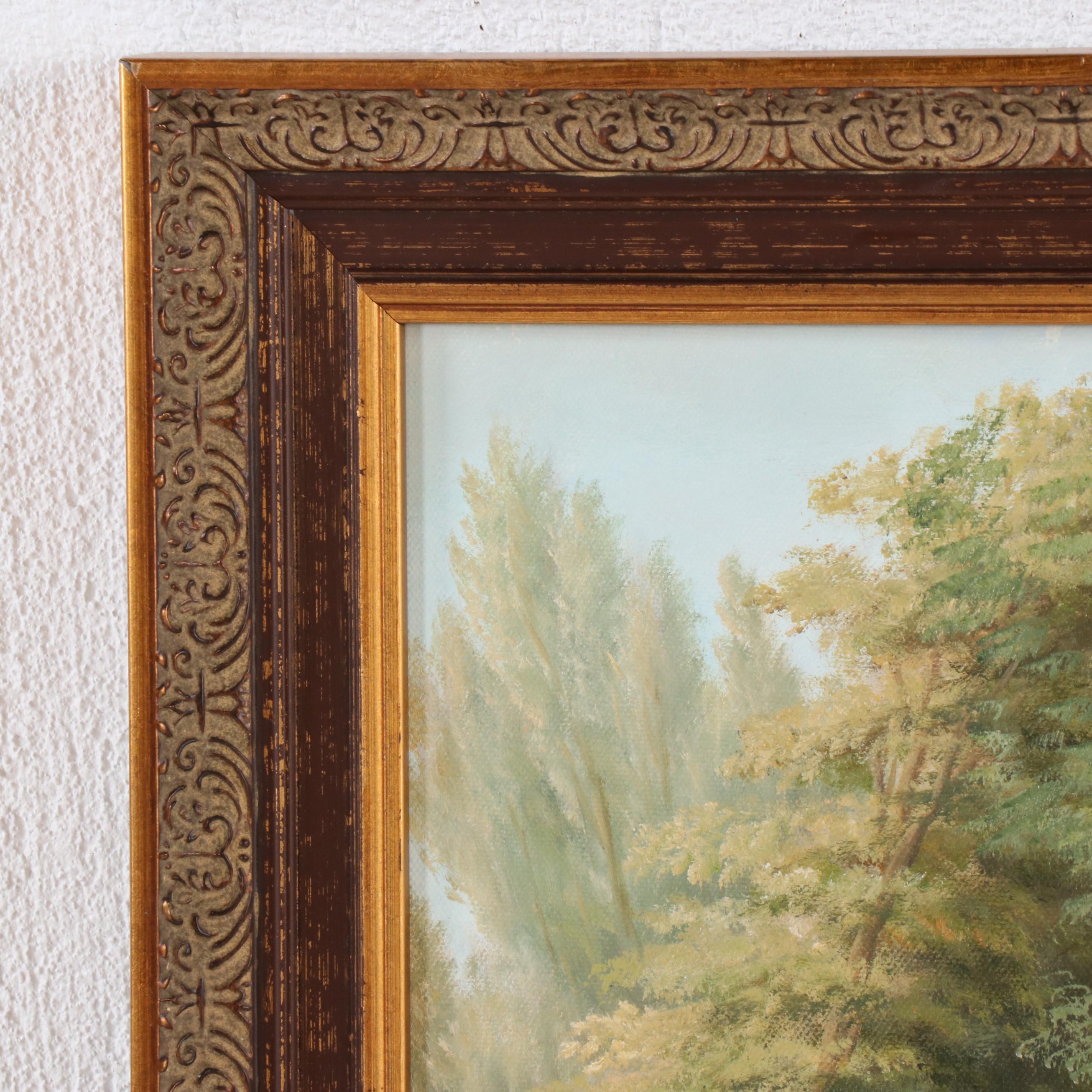 Chelsea House Copy Oil Painting after Hubert Robert "L'Arbre Brise"
