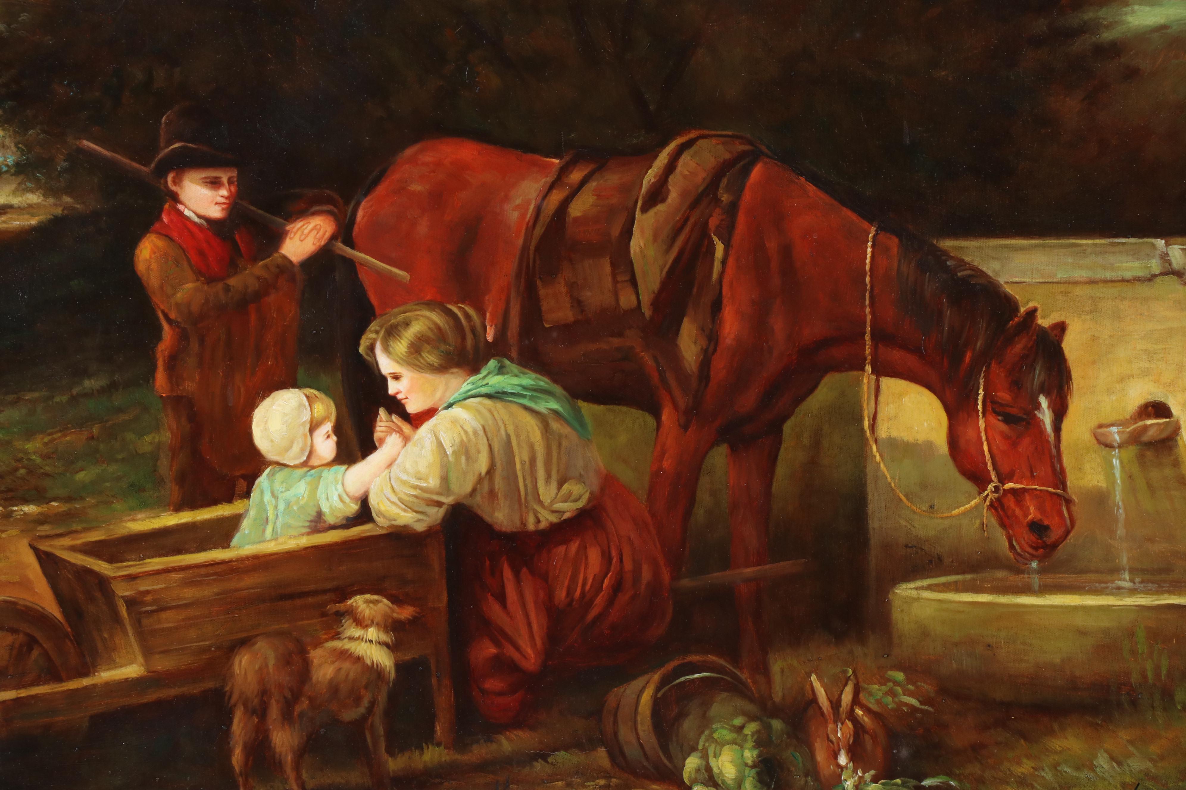 Genre Landscape Oil Painting