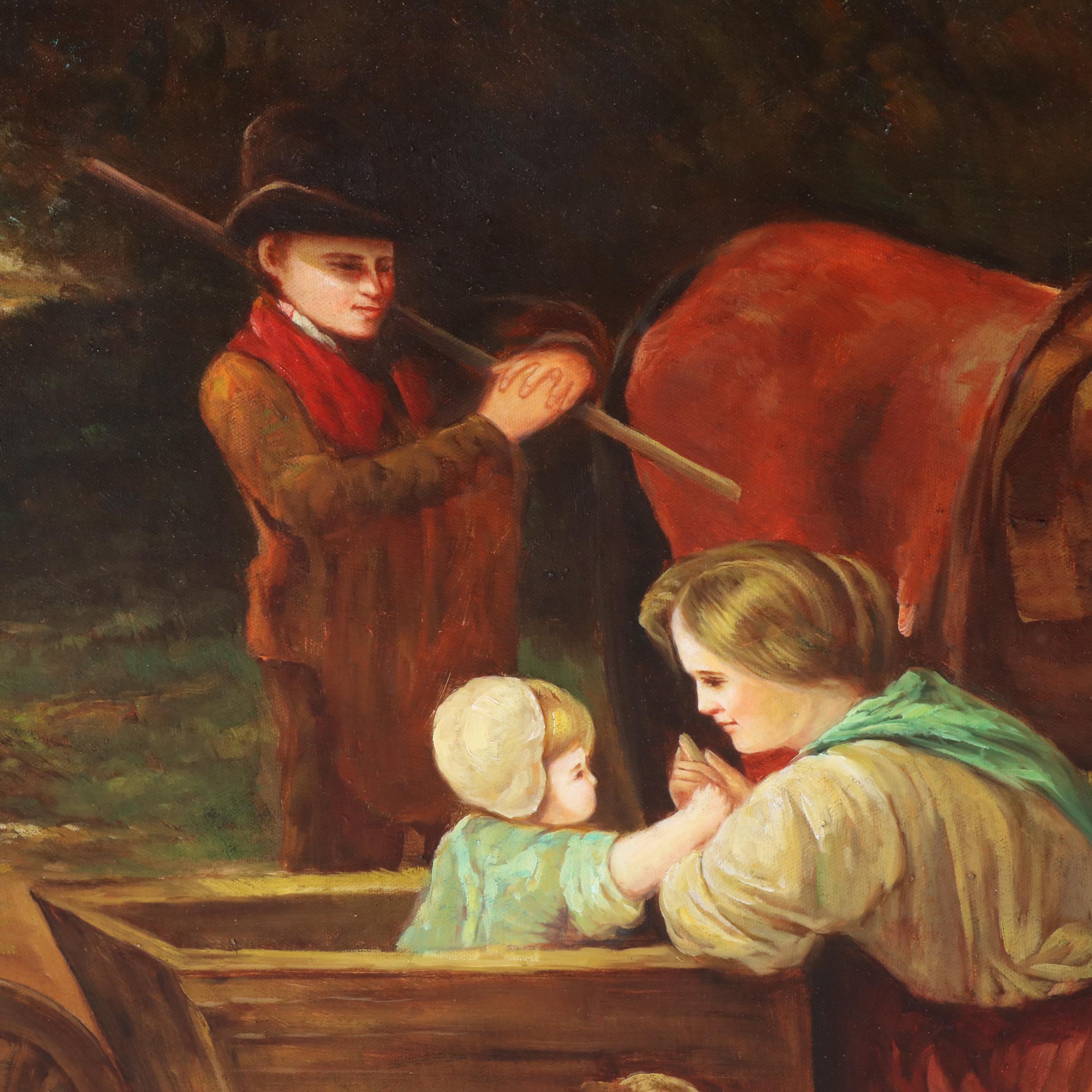 Genre Landscape Oil Painting