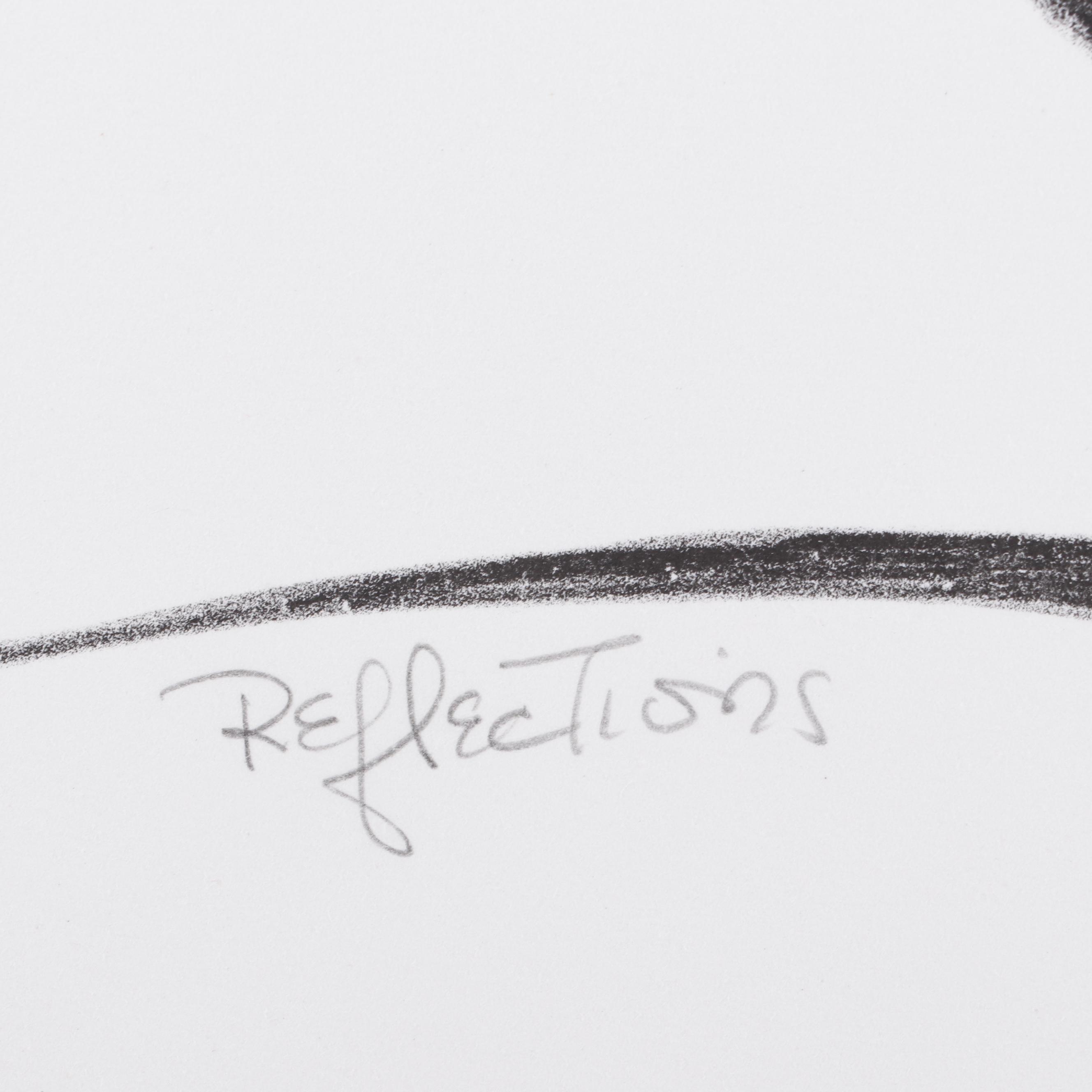 Hilda Castellon Lithograph "Reflections"