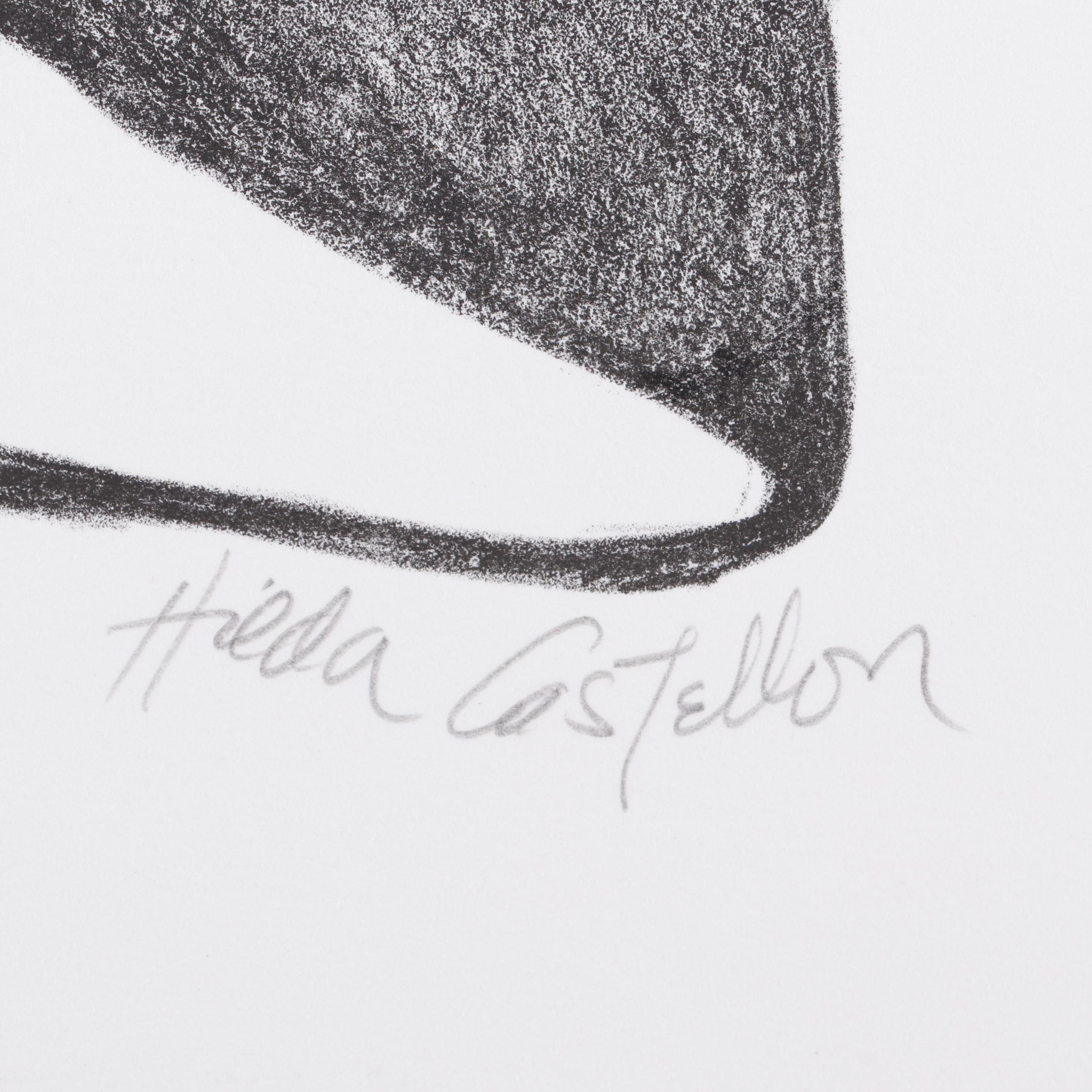 Hilda Castellon Lithograph "Reflections"