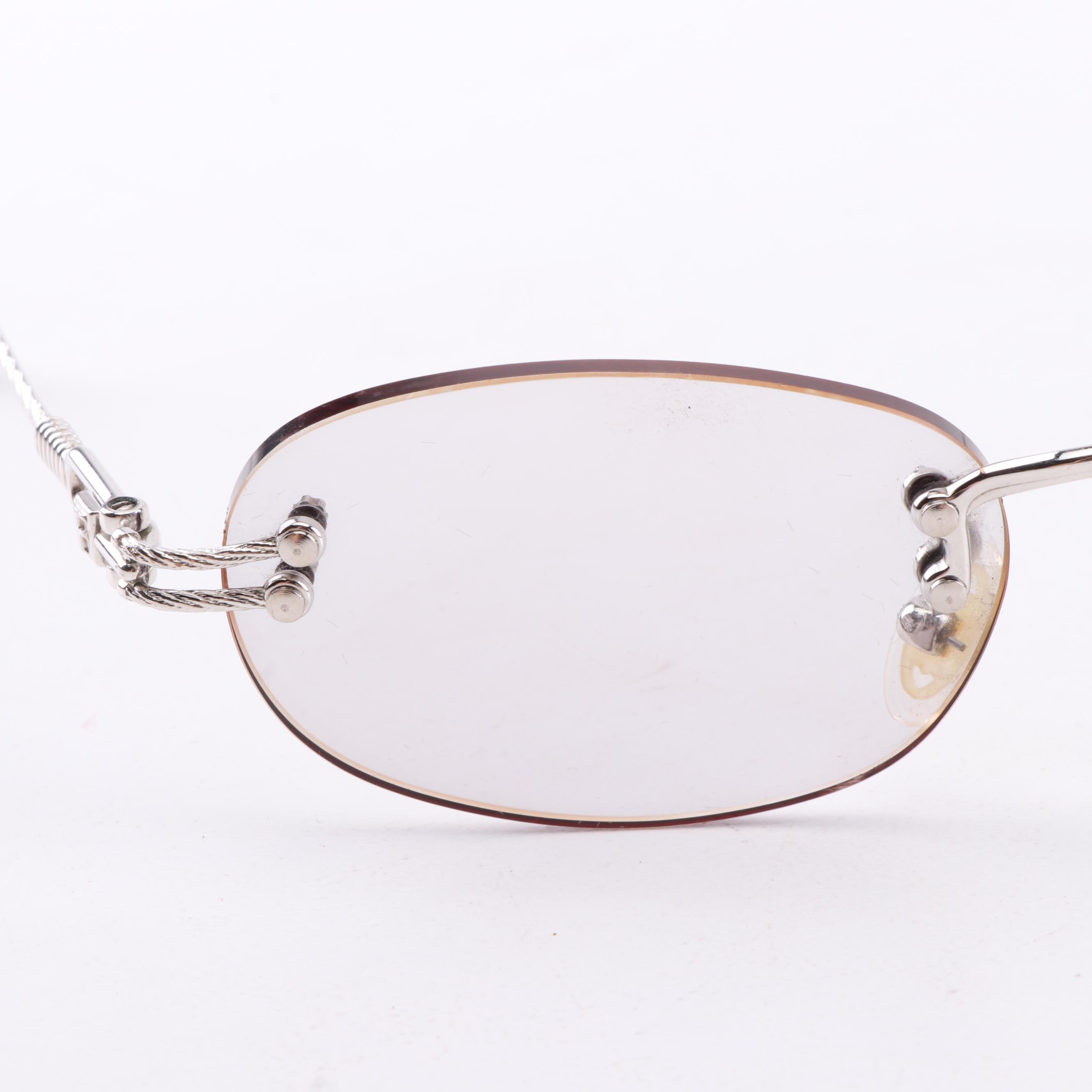 Fred Lunettes 135 Corvette Tinted Eyeglasses, Made in France, Vintage