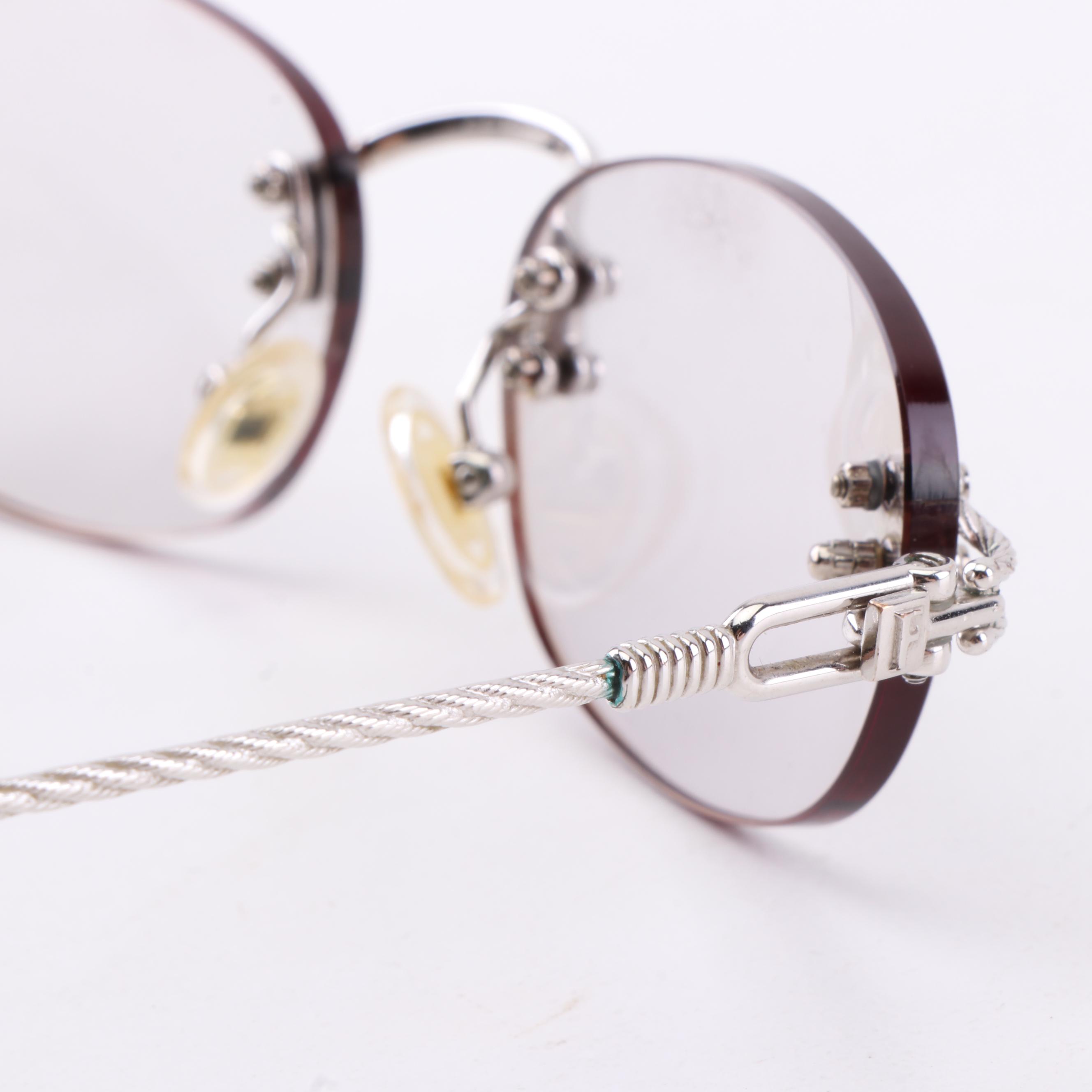 Fred Lunettes 135 Corvette Tinted Eyeglasses, Made in France, Vintage