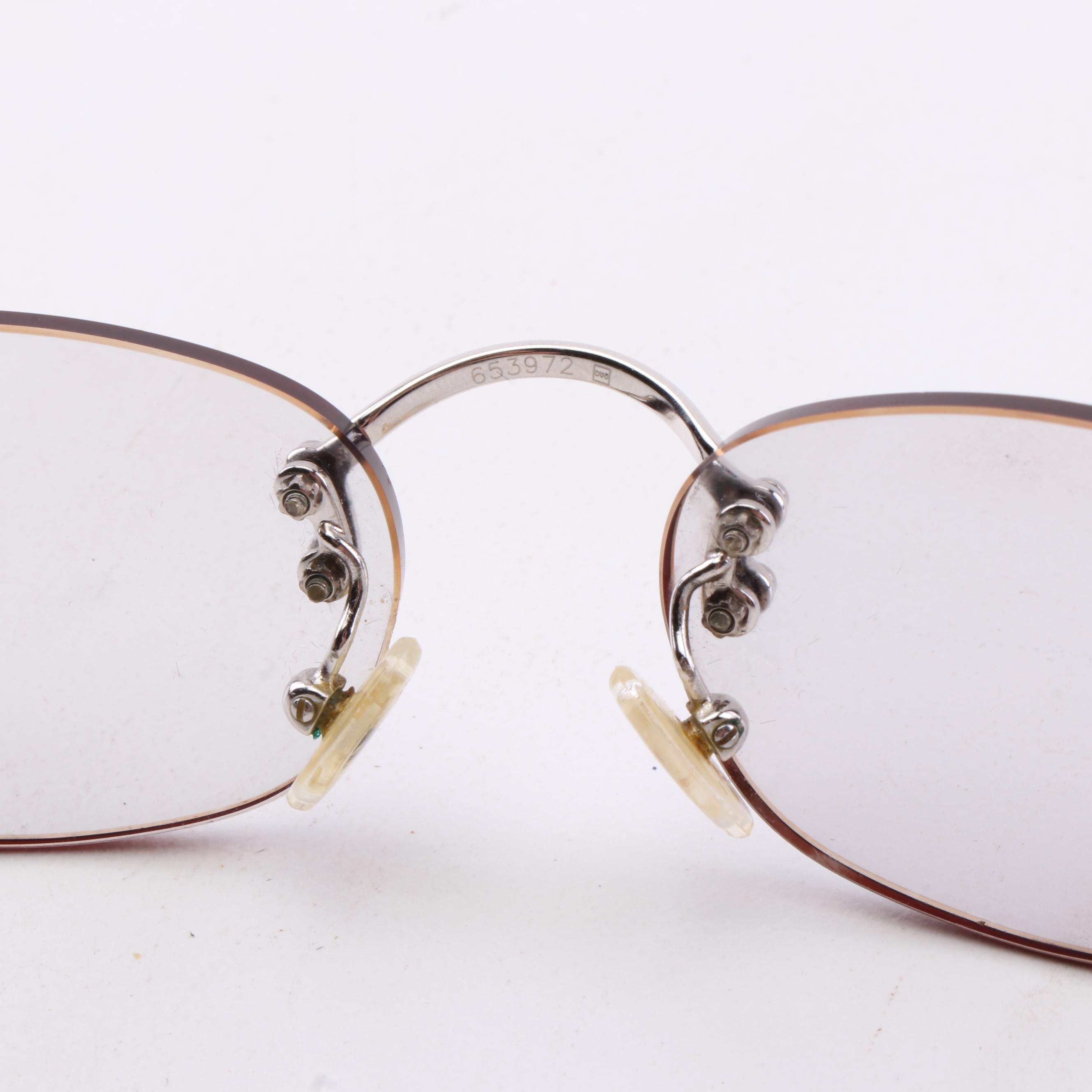 Fred Lunettes 135 Corvette Tinted Eyeglasses, Made in France, Vintage