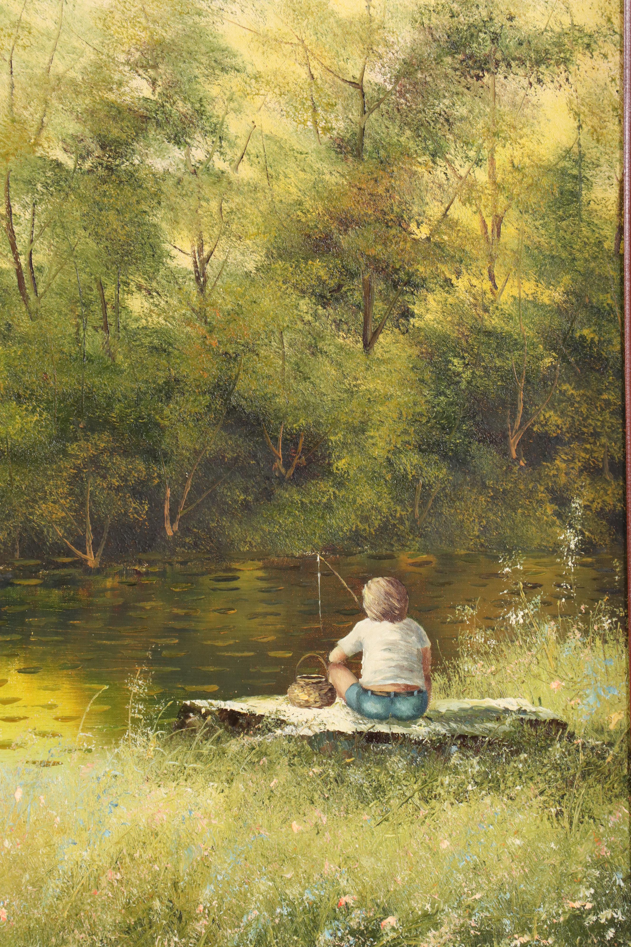 K. Scheffer Landscape Oil Painting