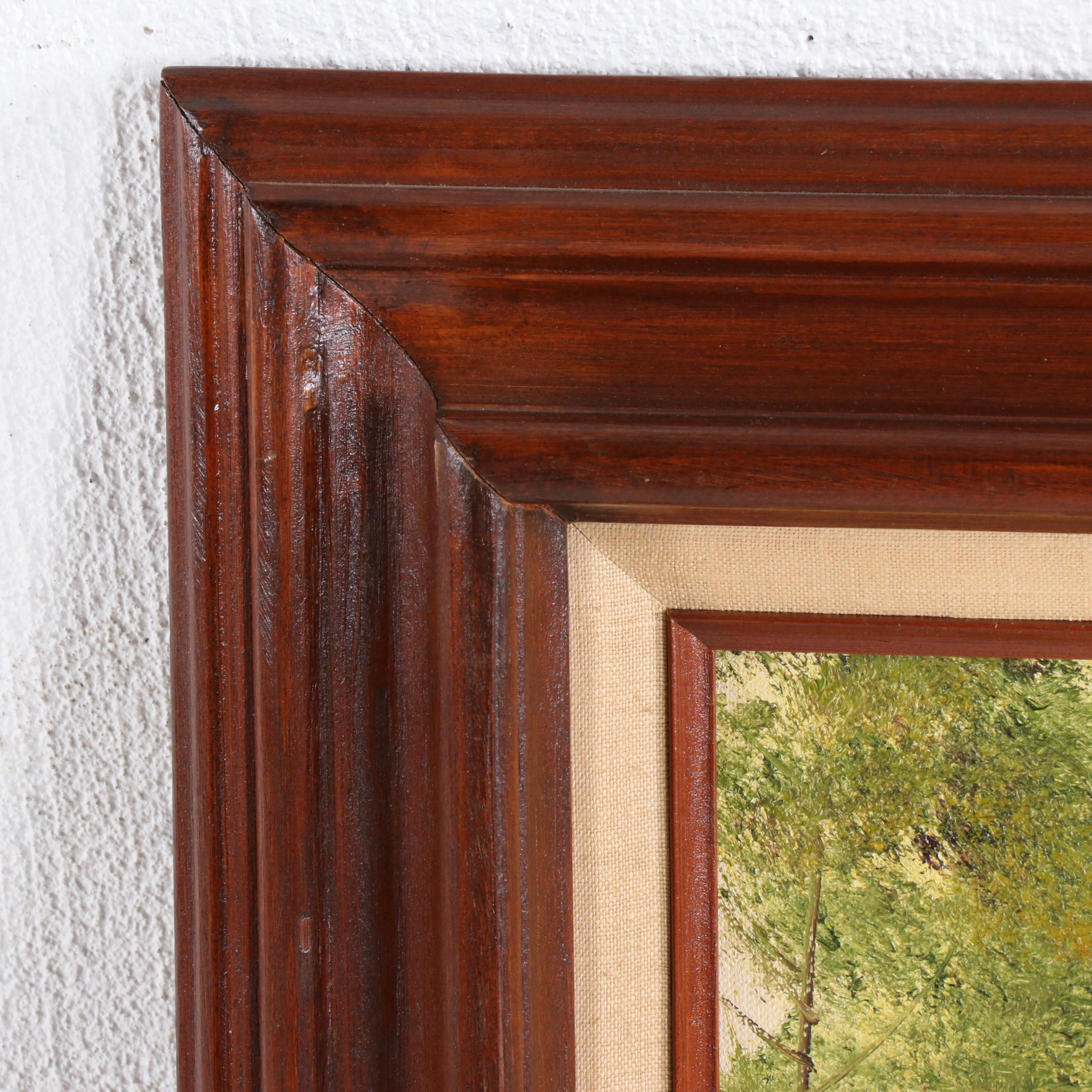 K. Scheffer Landscape Oil Painting