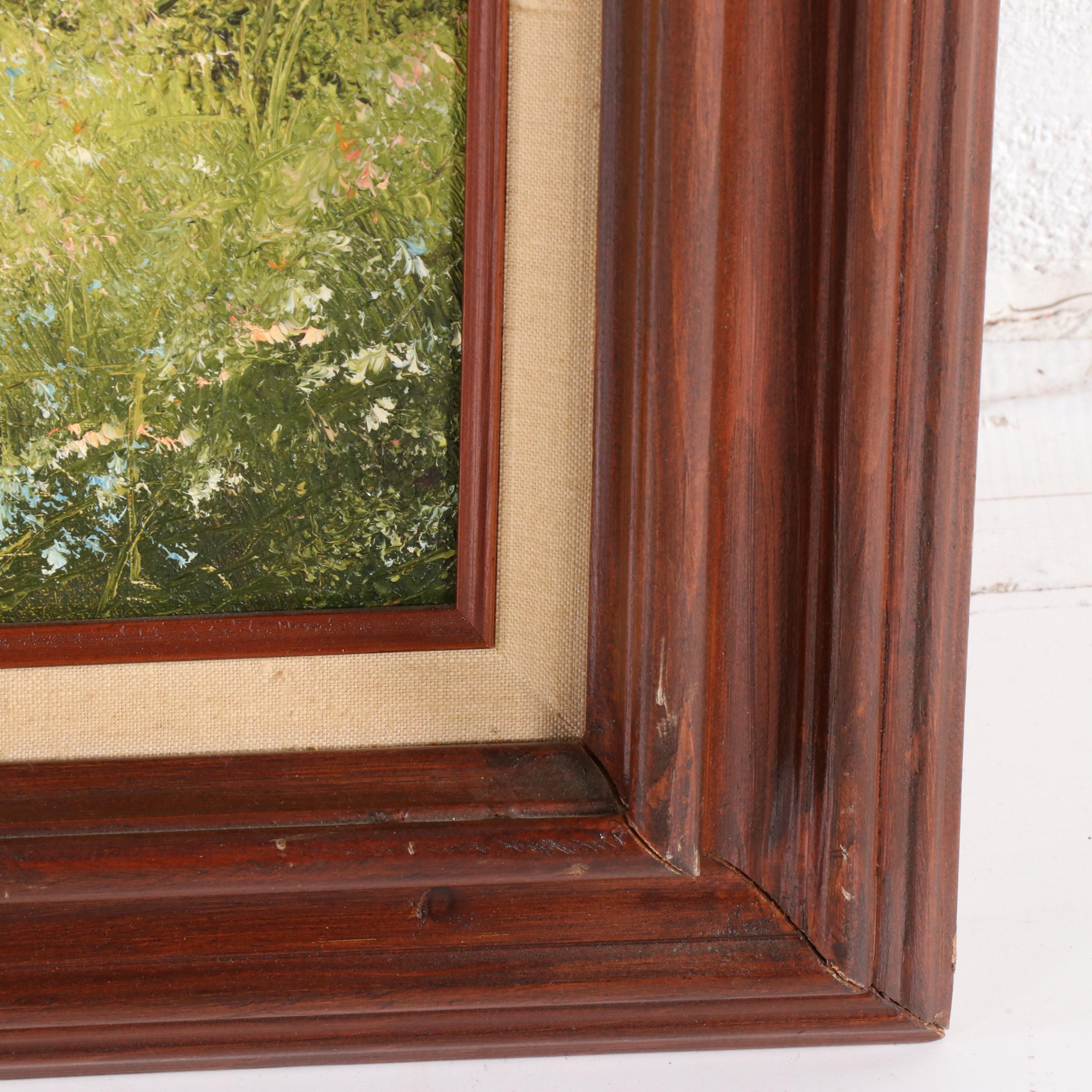 K. Scheffer Landscape Oil Painting