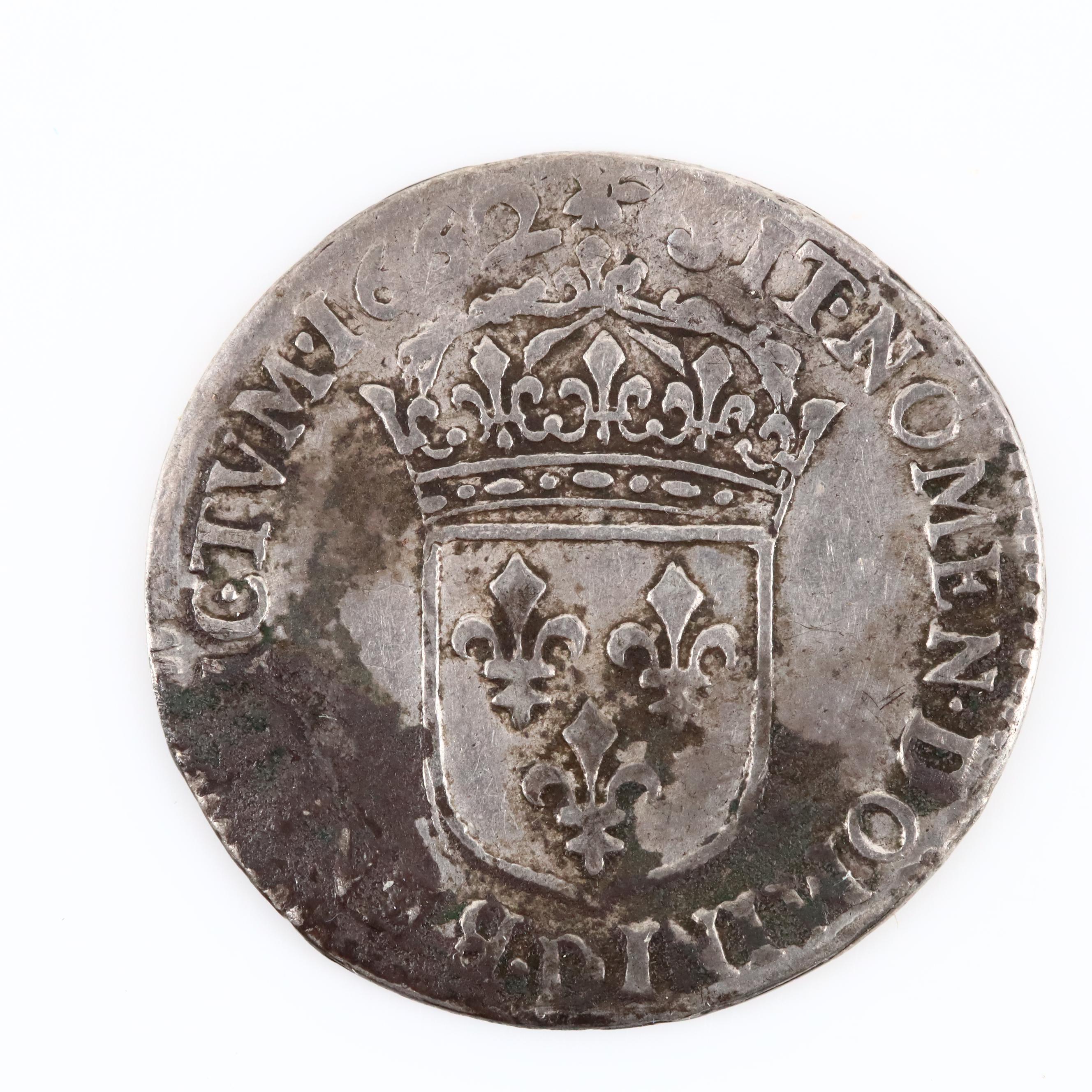 Two French Silver Coins from the 1500s and 1600s