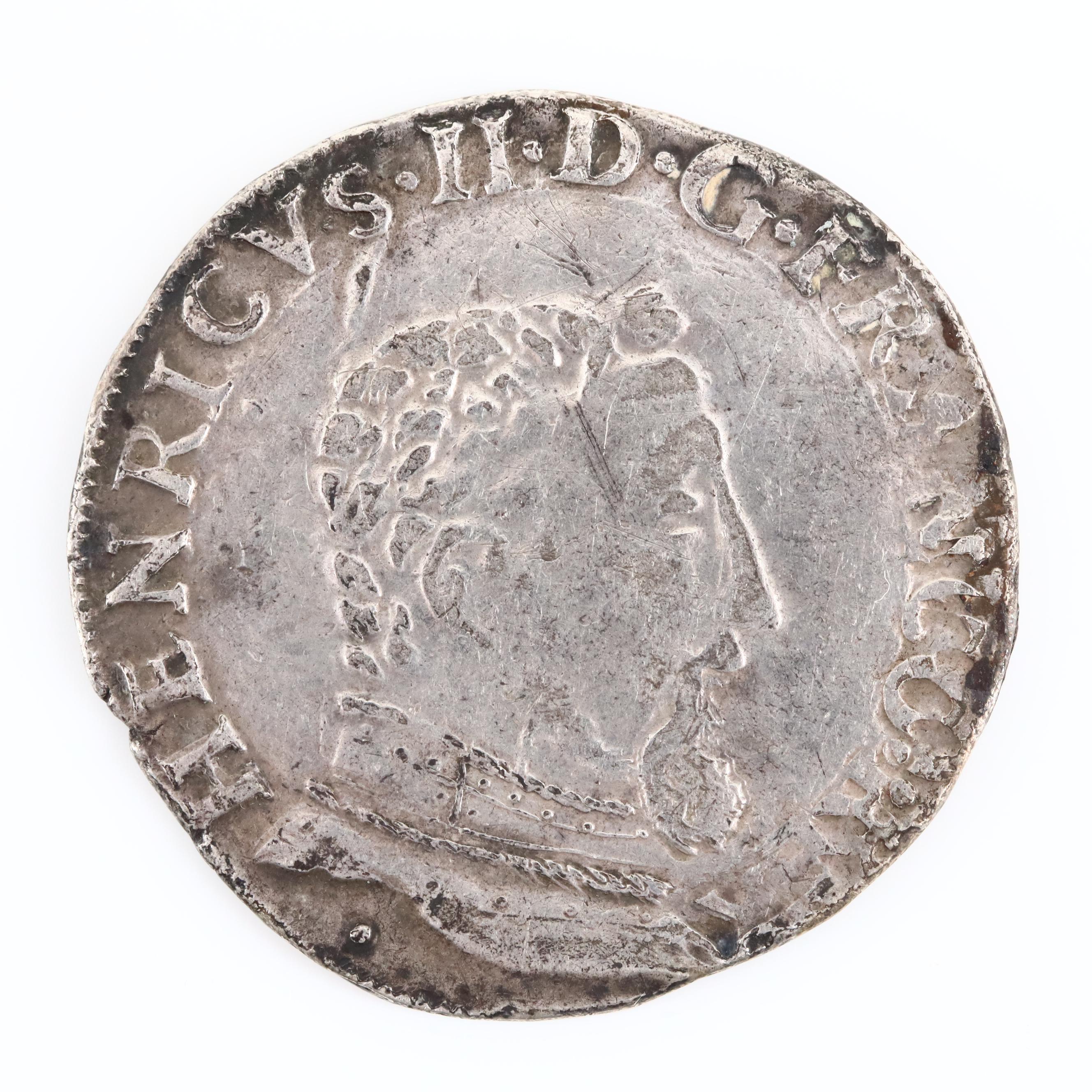 Two French Silver Coins from the 1500s and 1600s