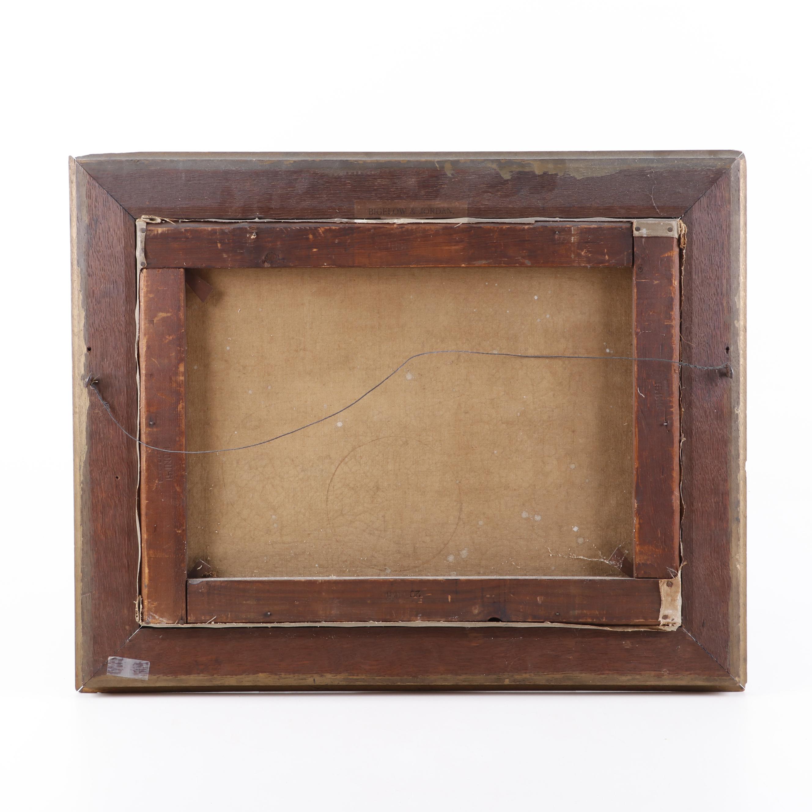 J.H. Crocker Still Life Oil Painting