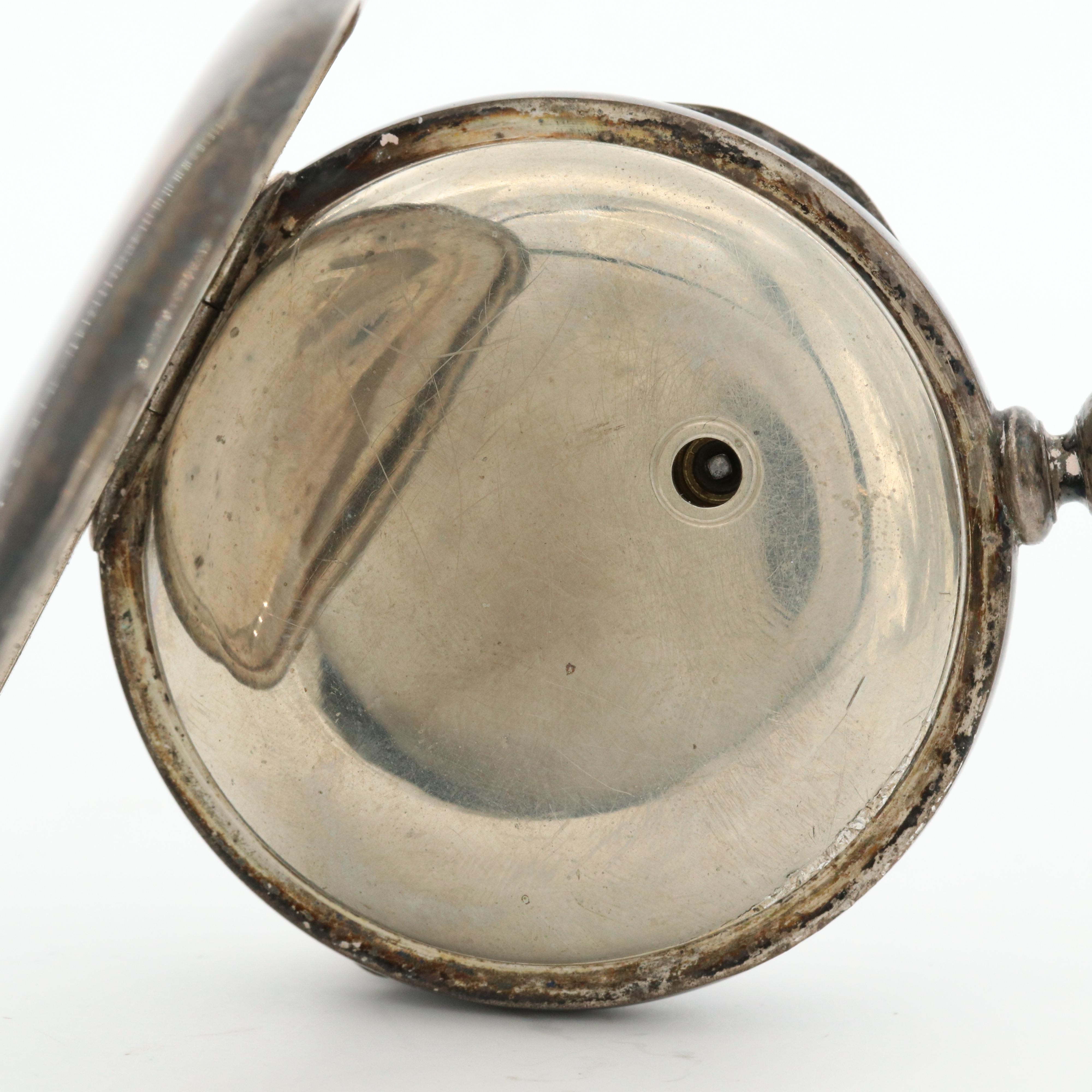 Pair of American Watch Co. (Waltham) Coin Silver Key Wind Pocket Watches