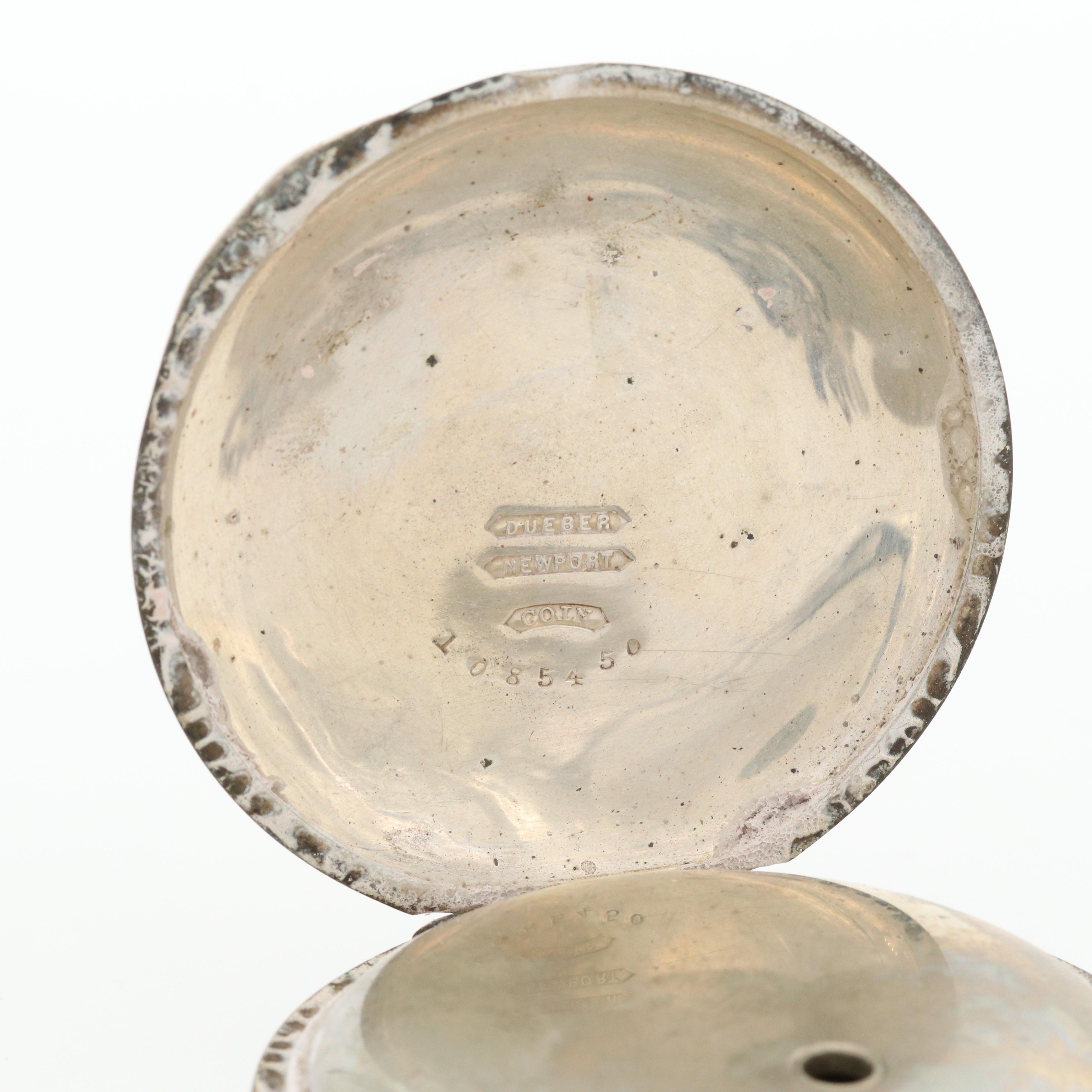 Pair of American Watch Co. (Waltham) Coin Silver Key Wind Pocket Watches