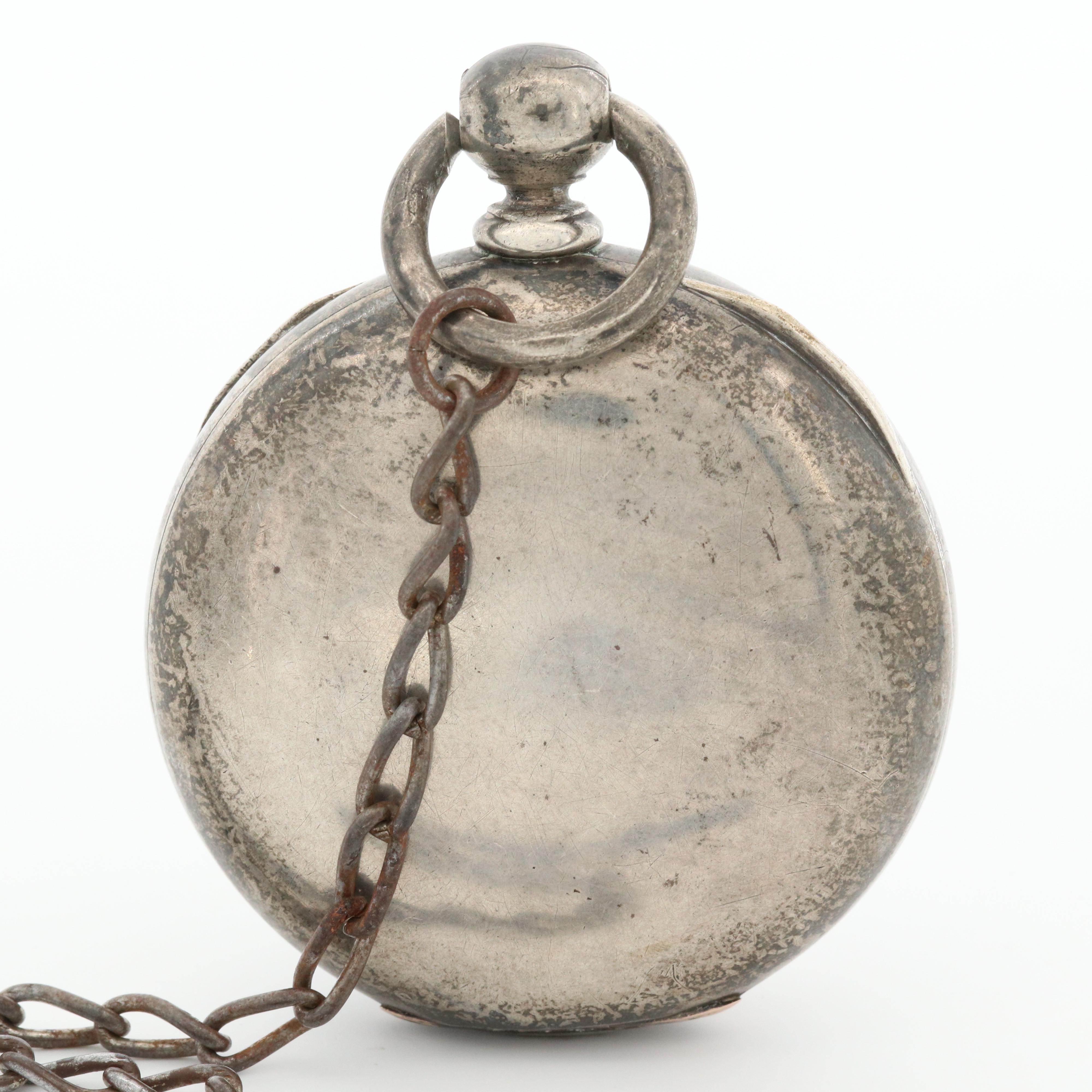 Pair of American Watch Co. (Waltham) Coin Silver Key Wind Pocket Watches