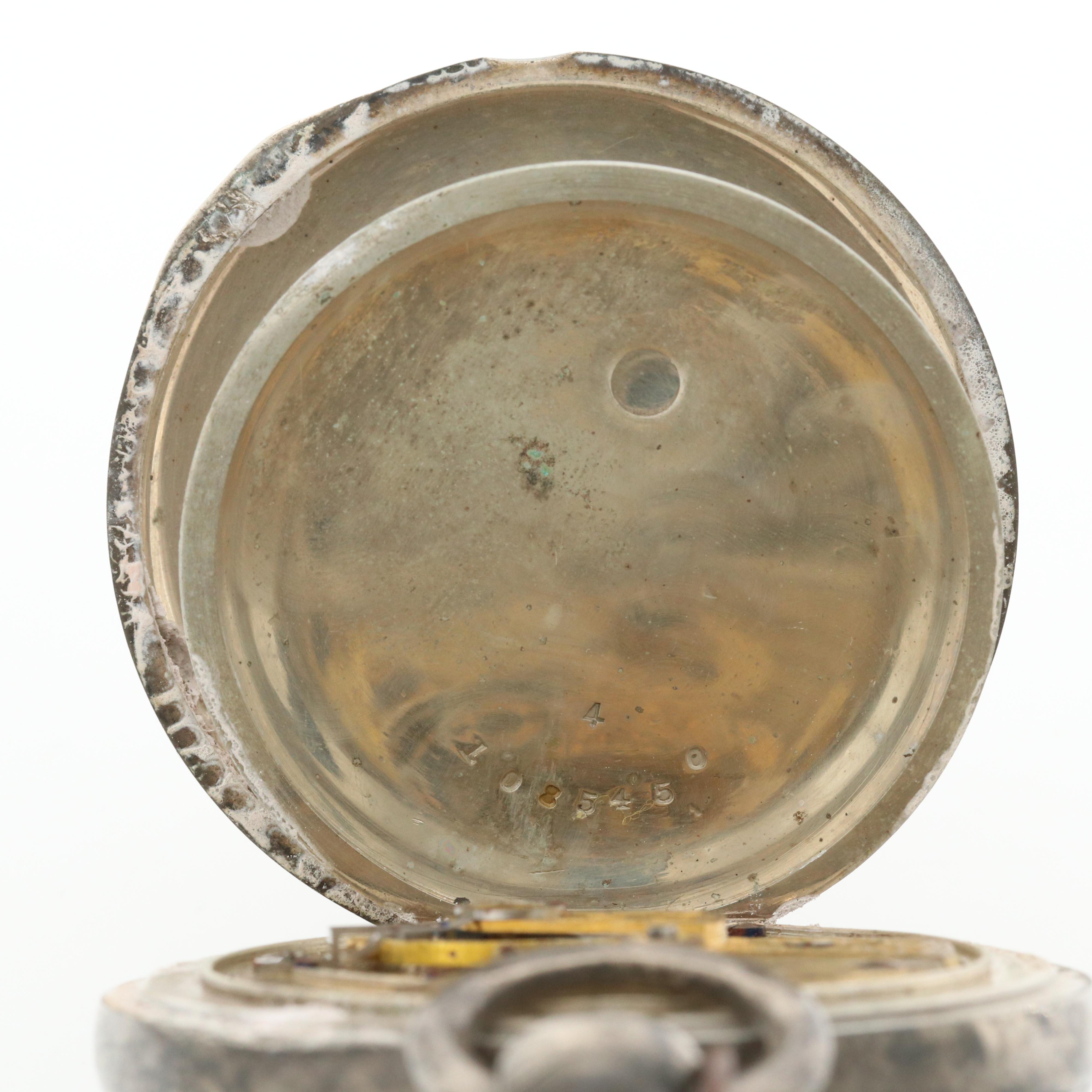 Pair of American Watch Co. (Waltham) Coin Silver Key Wind Pocket Watches