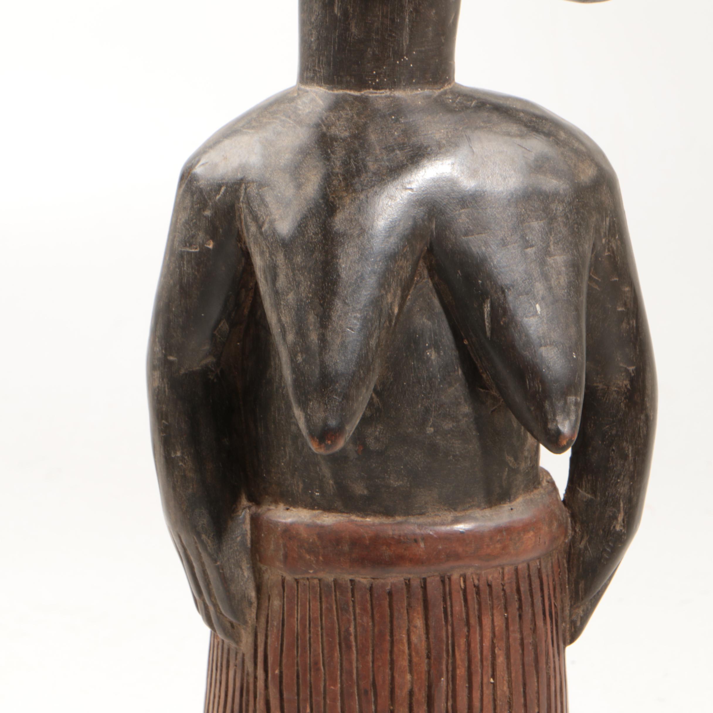 Yoruba Style Wooden Sculpture