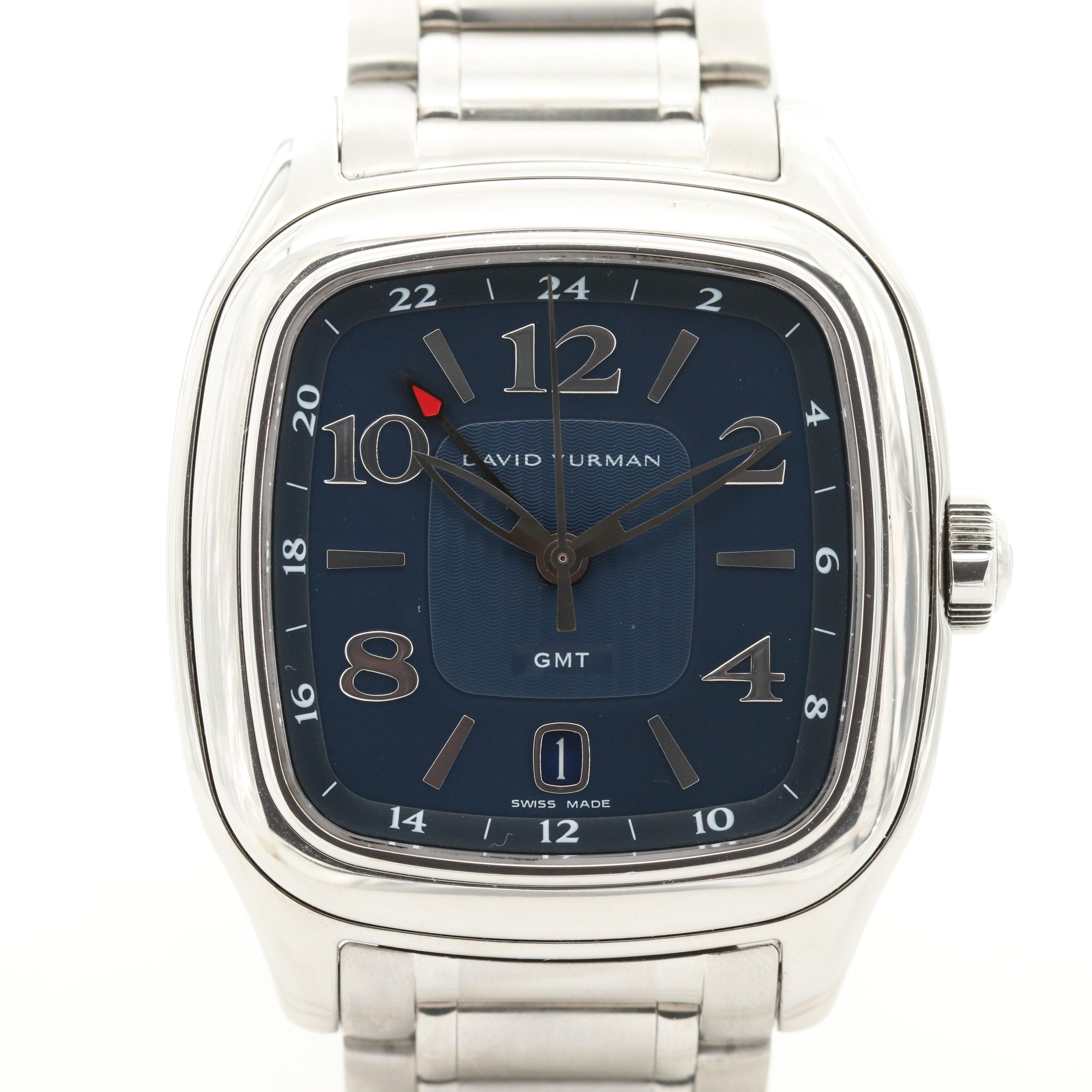 David Yurman Belmont GMT Automatic Stainless Steel Watch