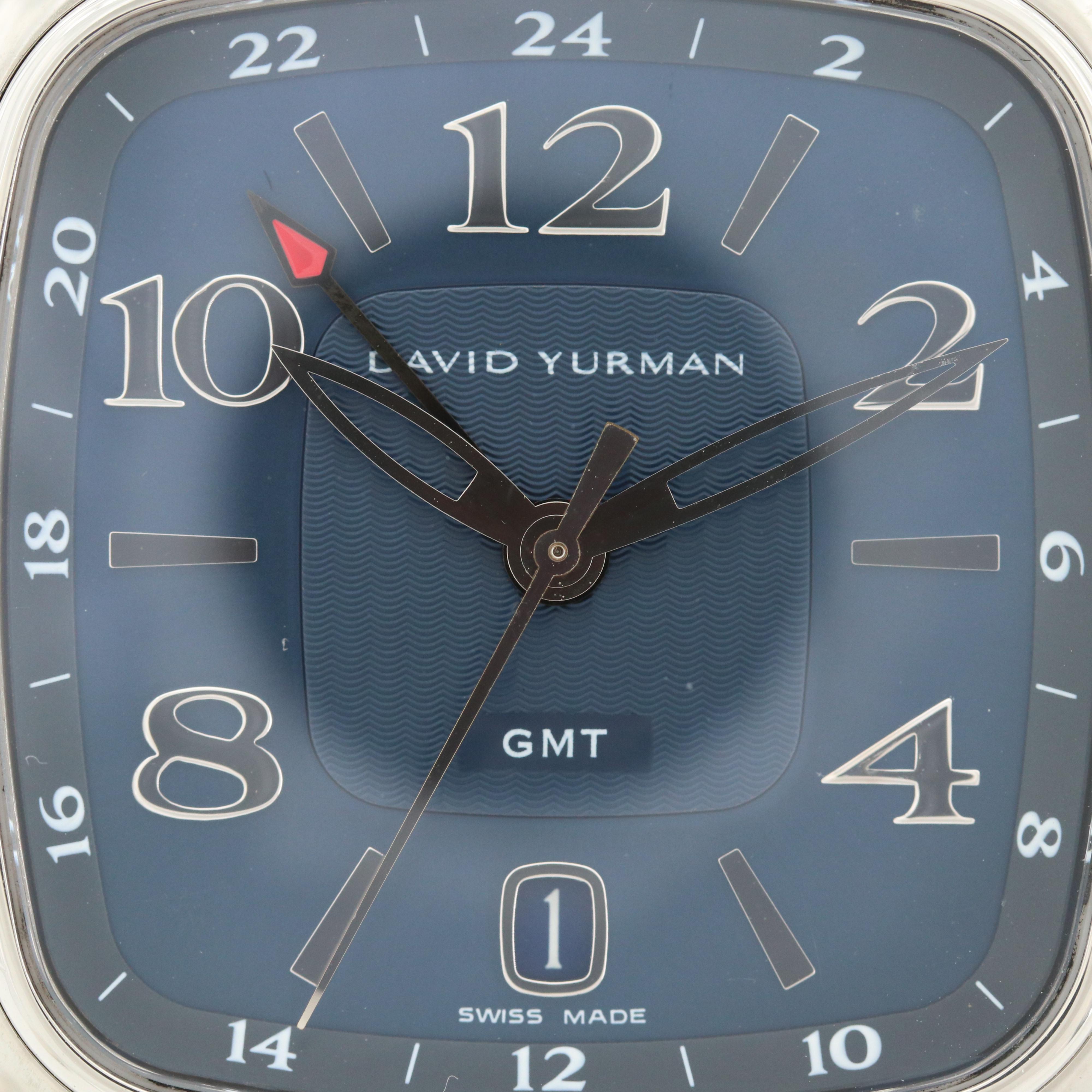 David Yurman Belmont GMT Automatic Stainless Steel Watch